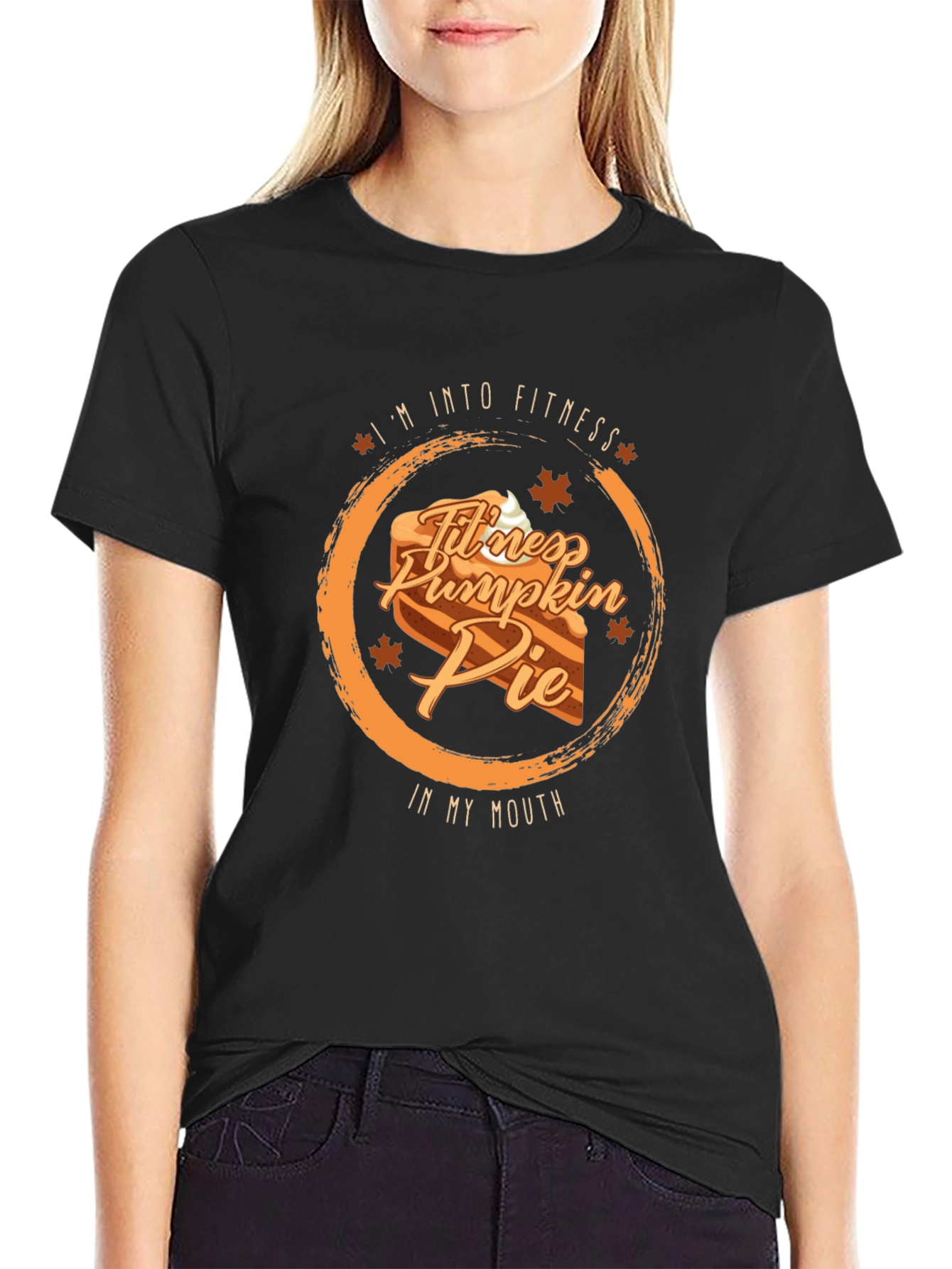 Fitness Pumpkin Pie T-Shirt - Funny Thanksgiving Tee
