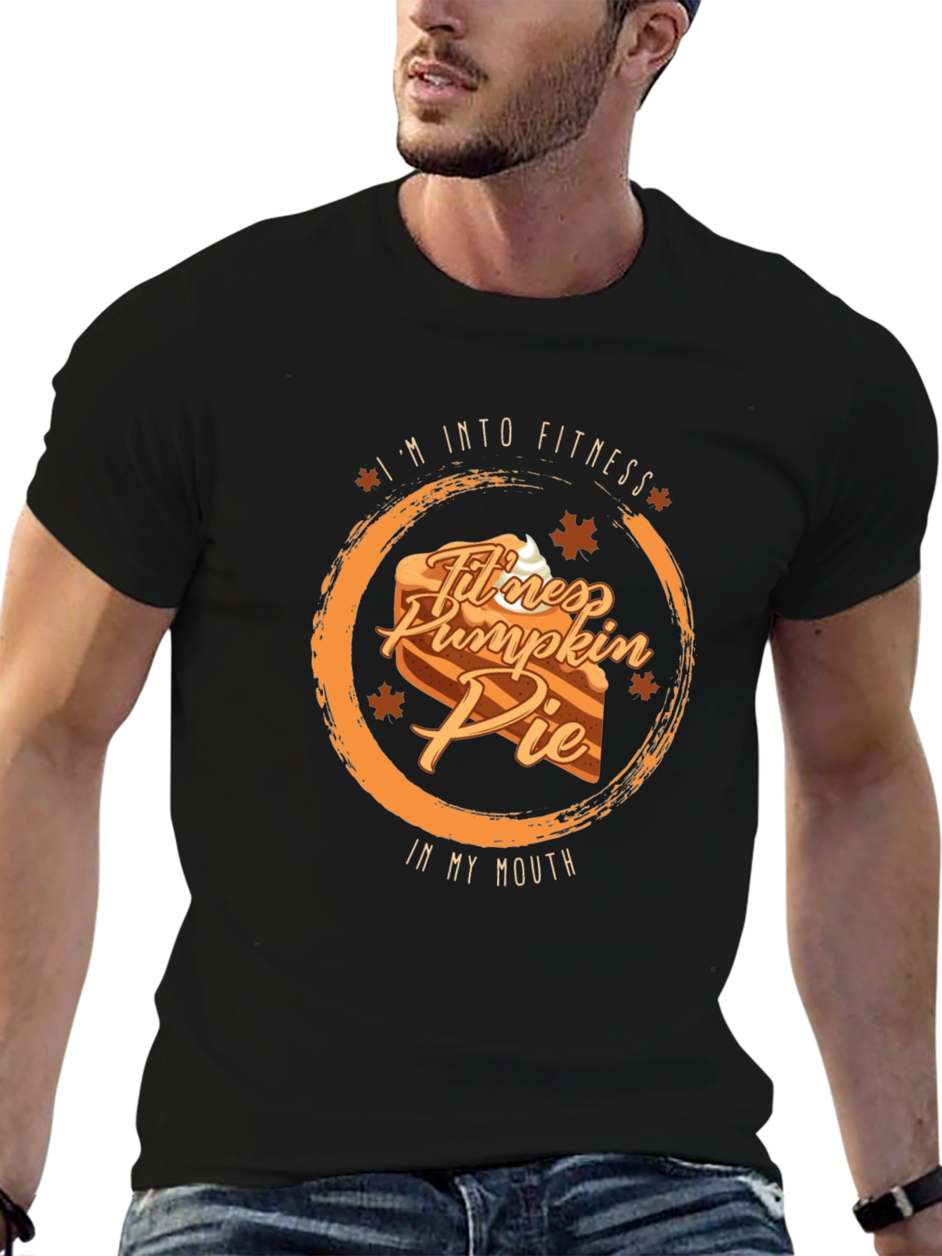 Fitness Pumpkin Pie T-Shirt - Funny Thanksgiving Tee