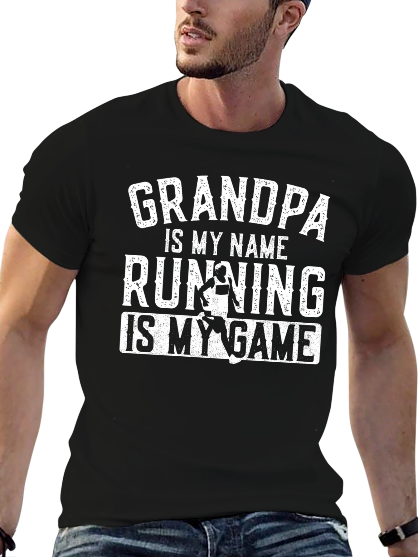 Grandpa Running Game T-Shirt