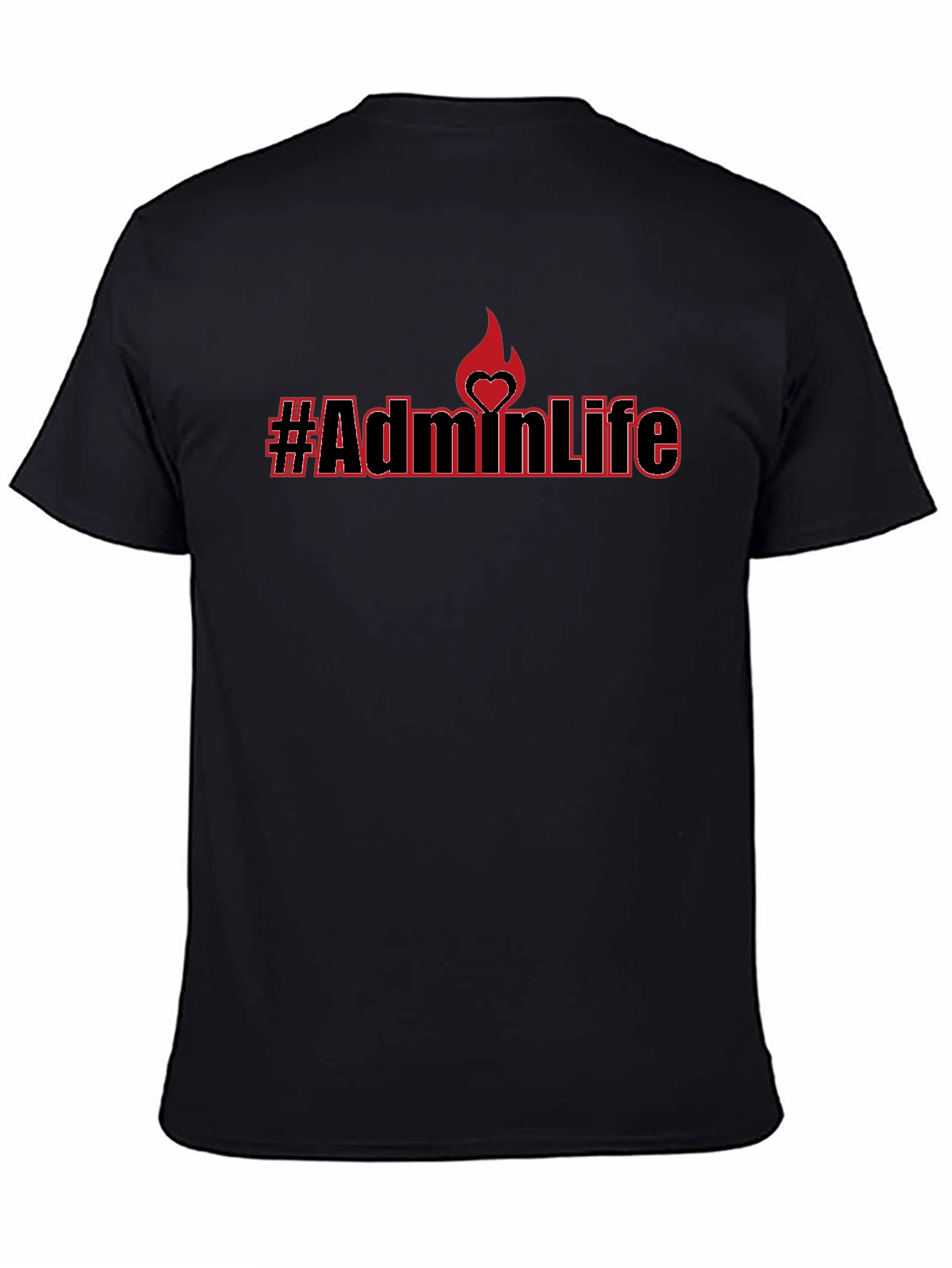 #AdminLife Black T-Shirt