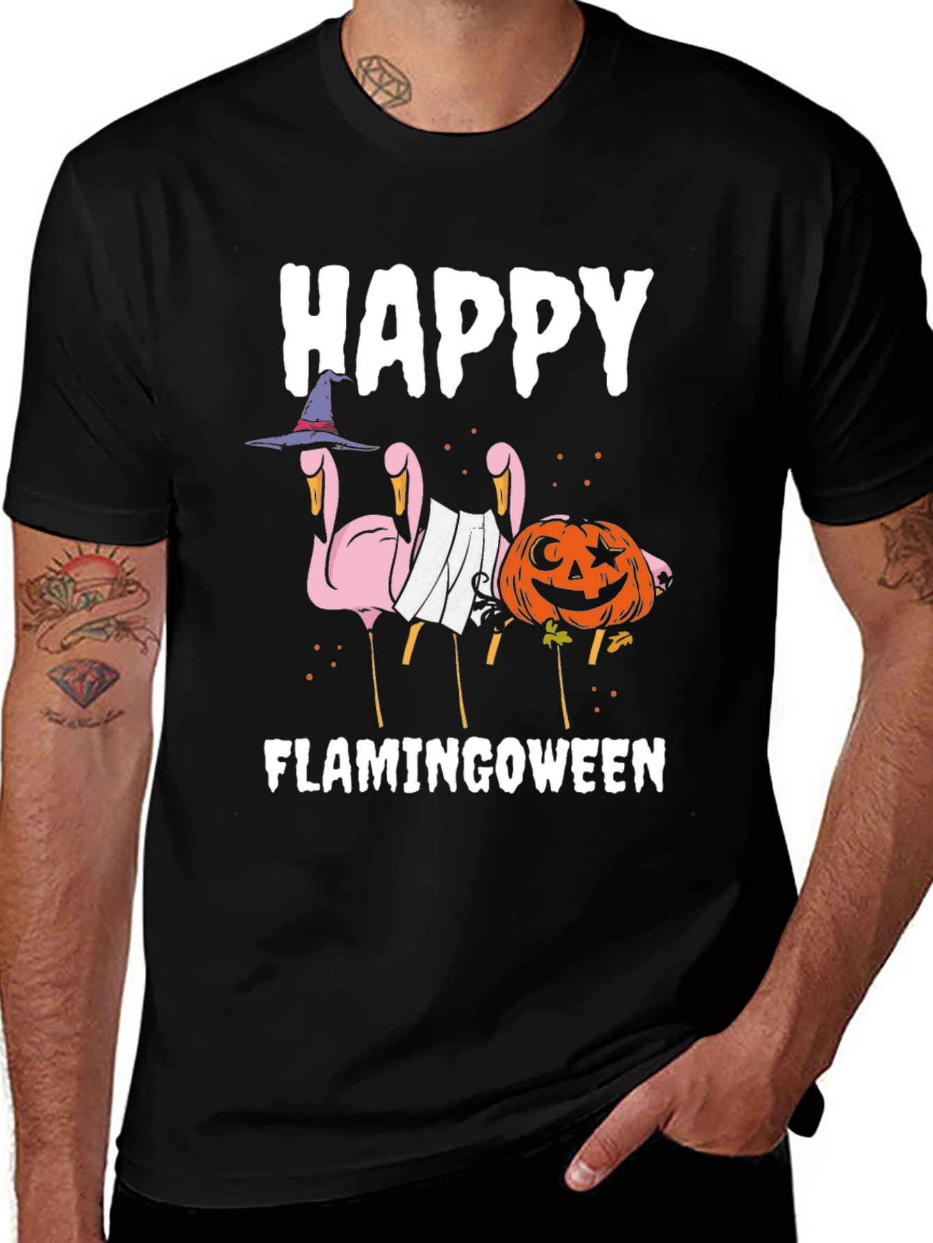 Happy Flamingoween T-Shirt Halloween