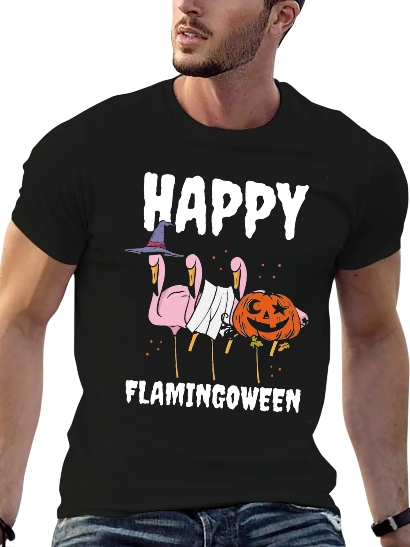 Happy Flamingoween T-Shirt Halloween