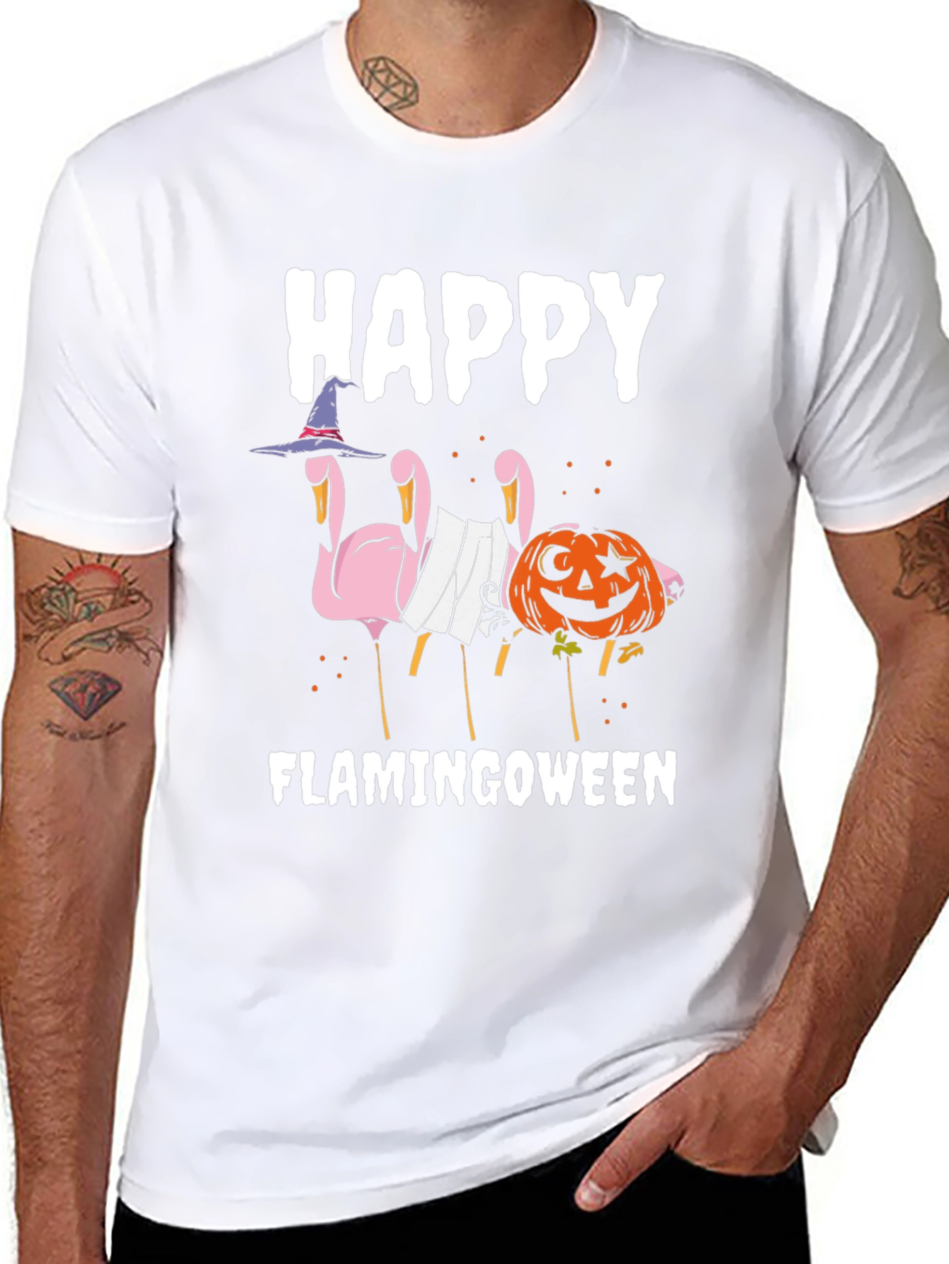 Happy Flamingoween T-Shirt Halloween