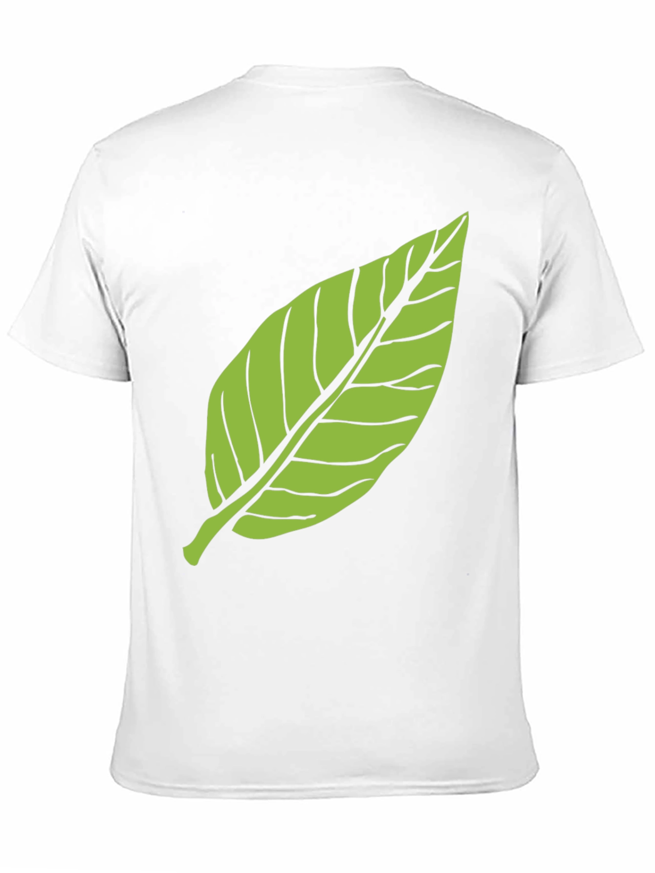 Green Leaf Graphic Tee - Nature Inspired Style