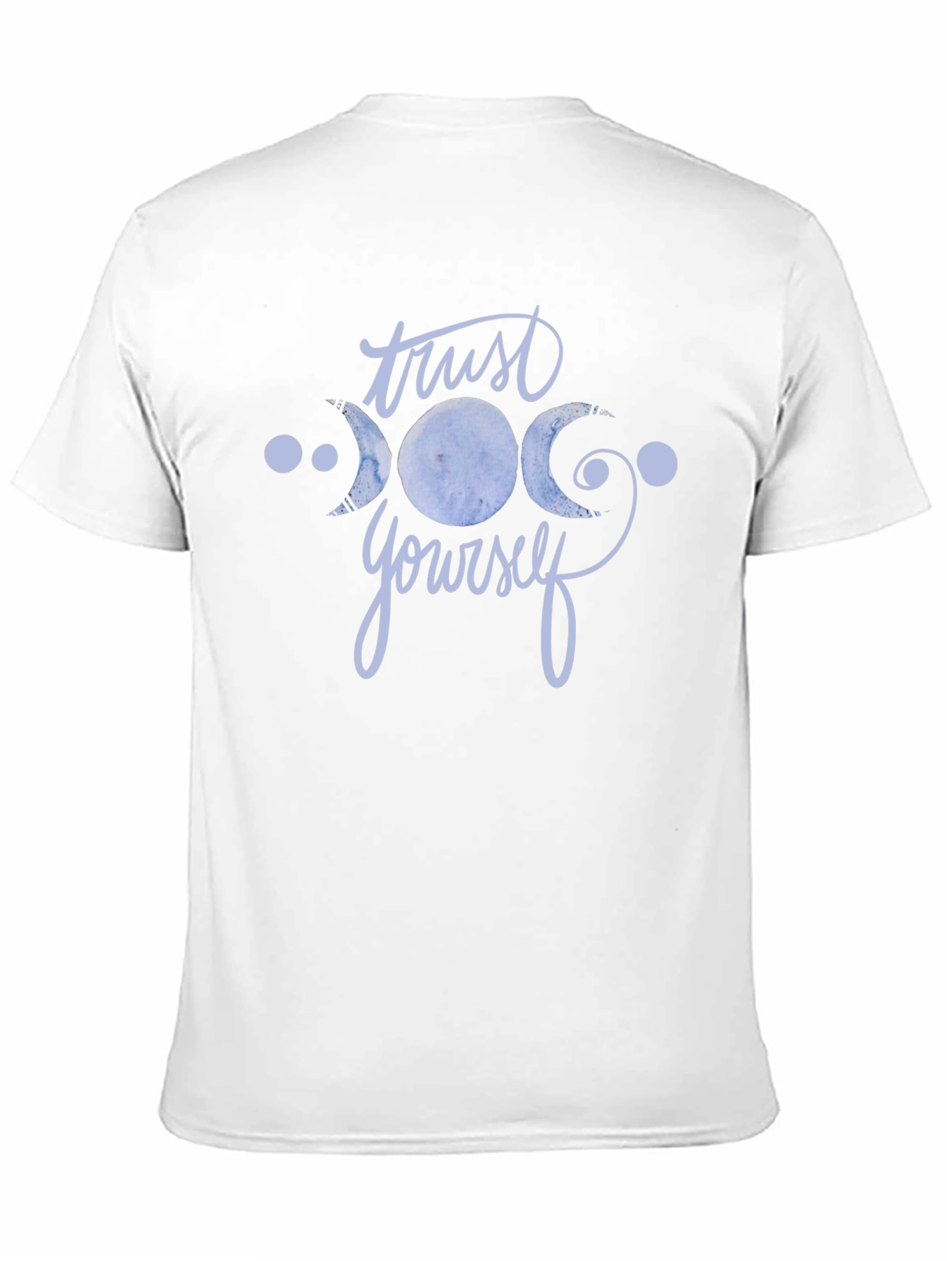 Trust Yourself Moon Phase Black T-Shirt