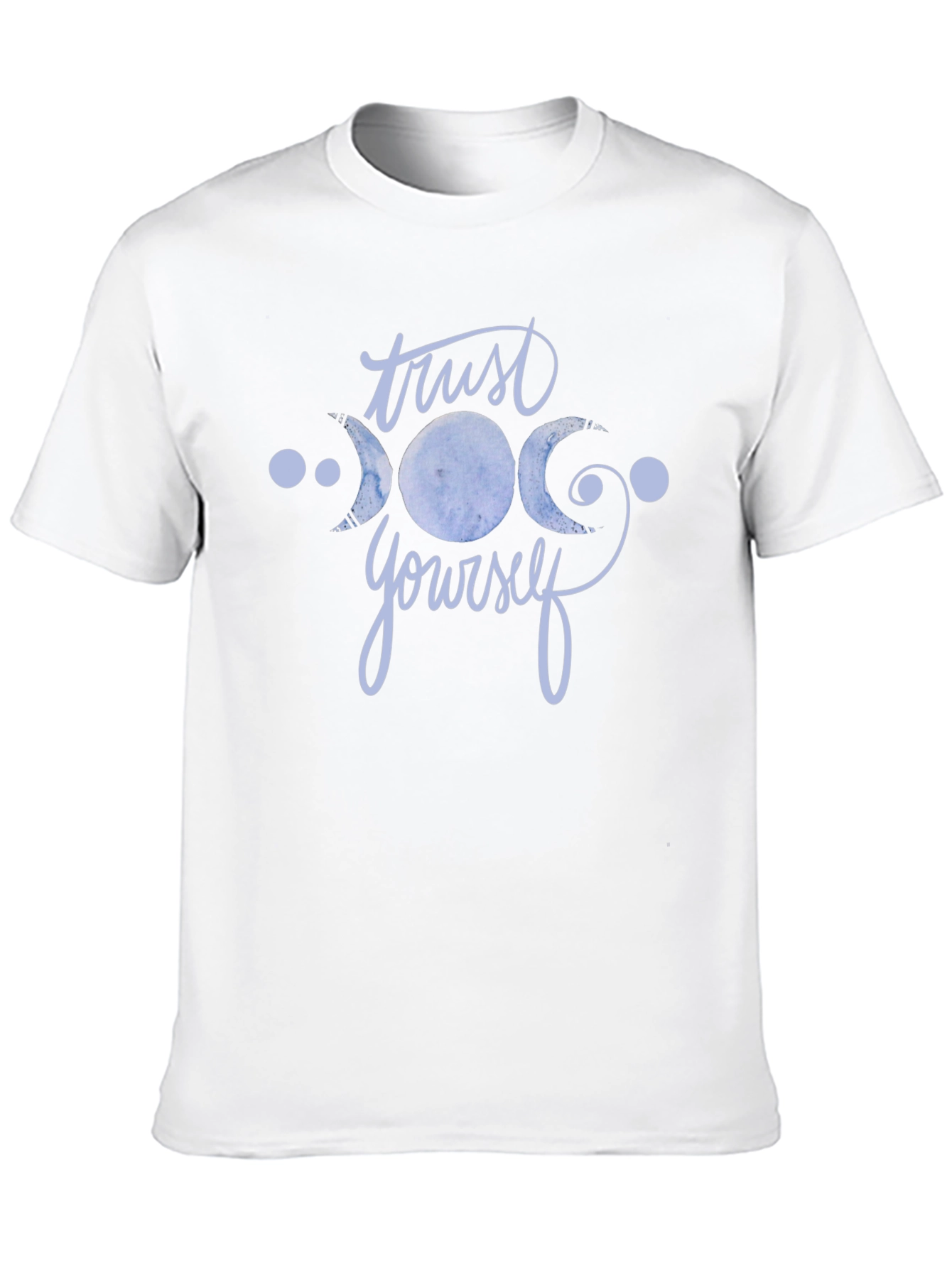 Trust Yourself Moon Phase Black T-Shirt