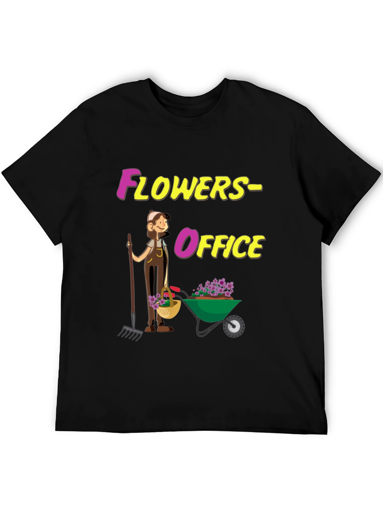 Flowers Office Graphic Tee
