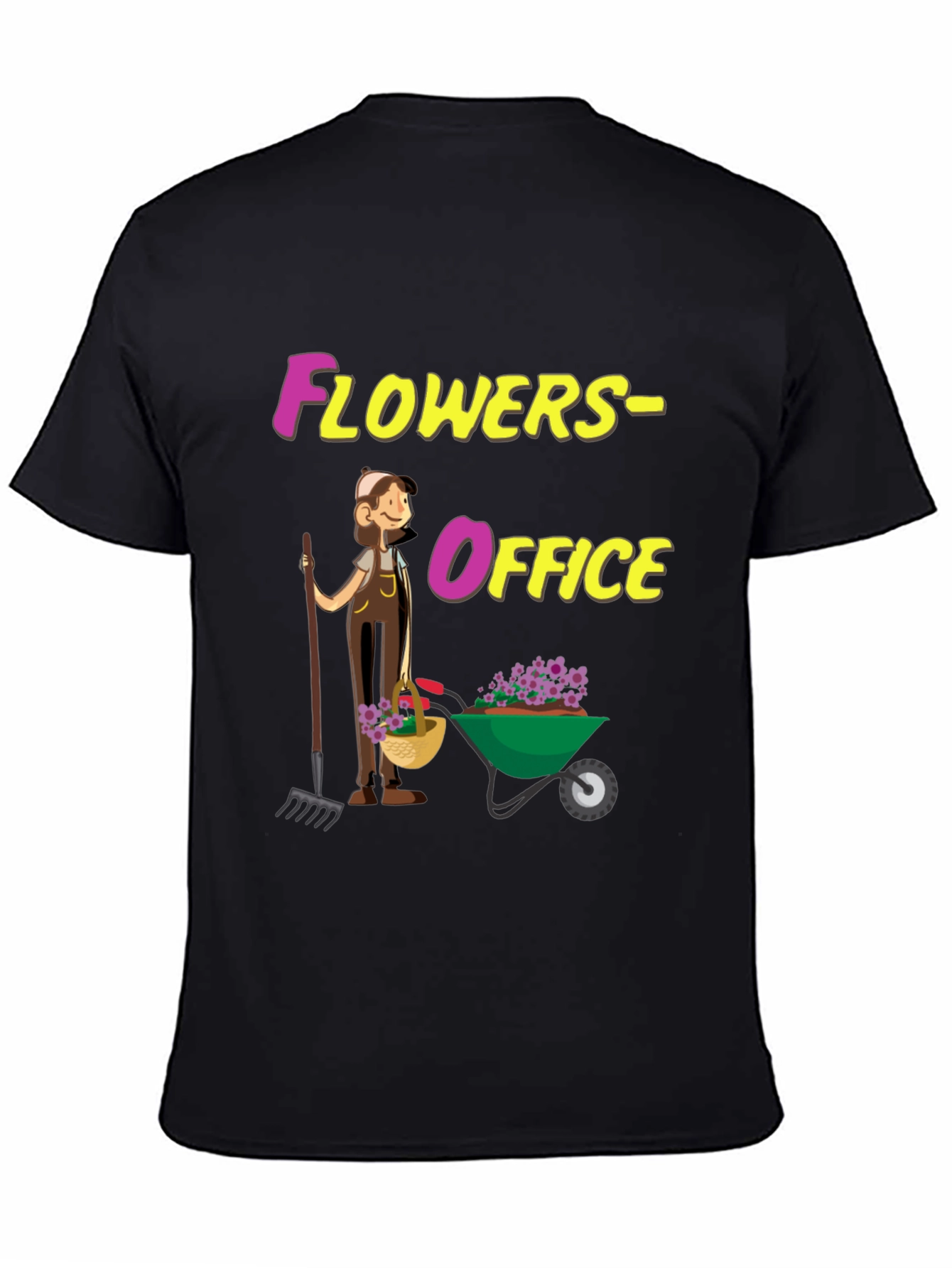 Flowers Office Graphic Tee