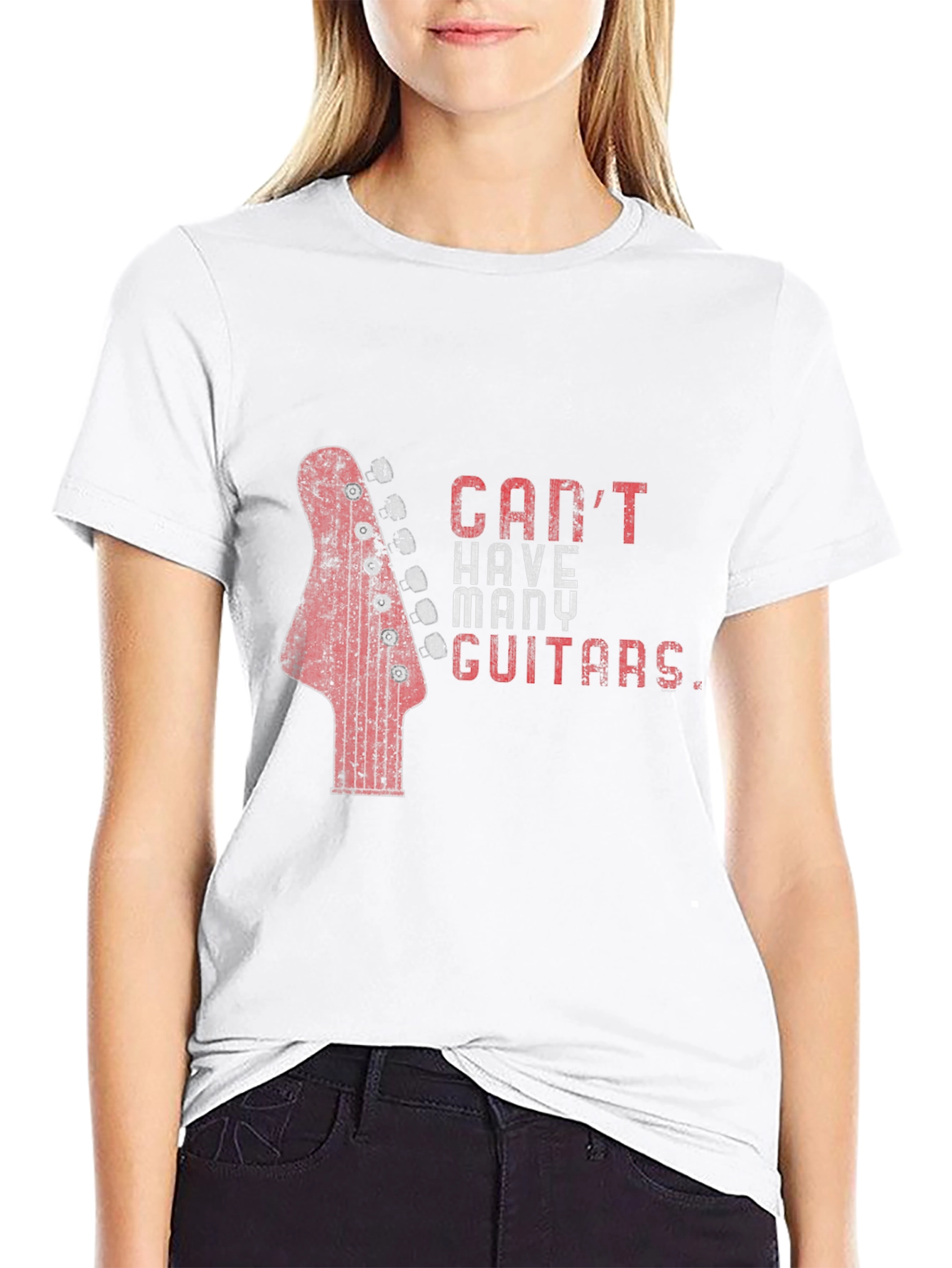 Cant Have Too Many Guitars T-Shirt - Black