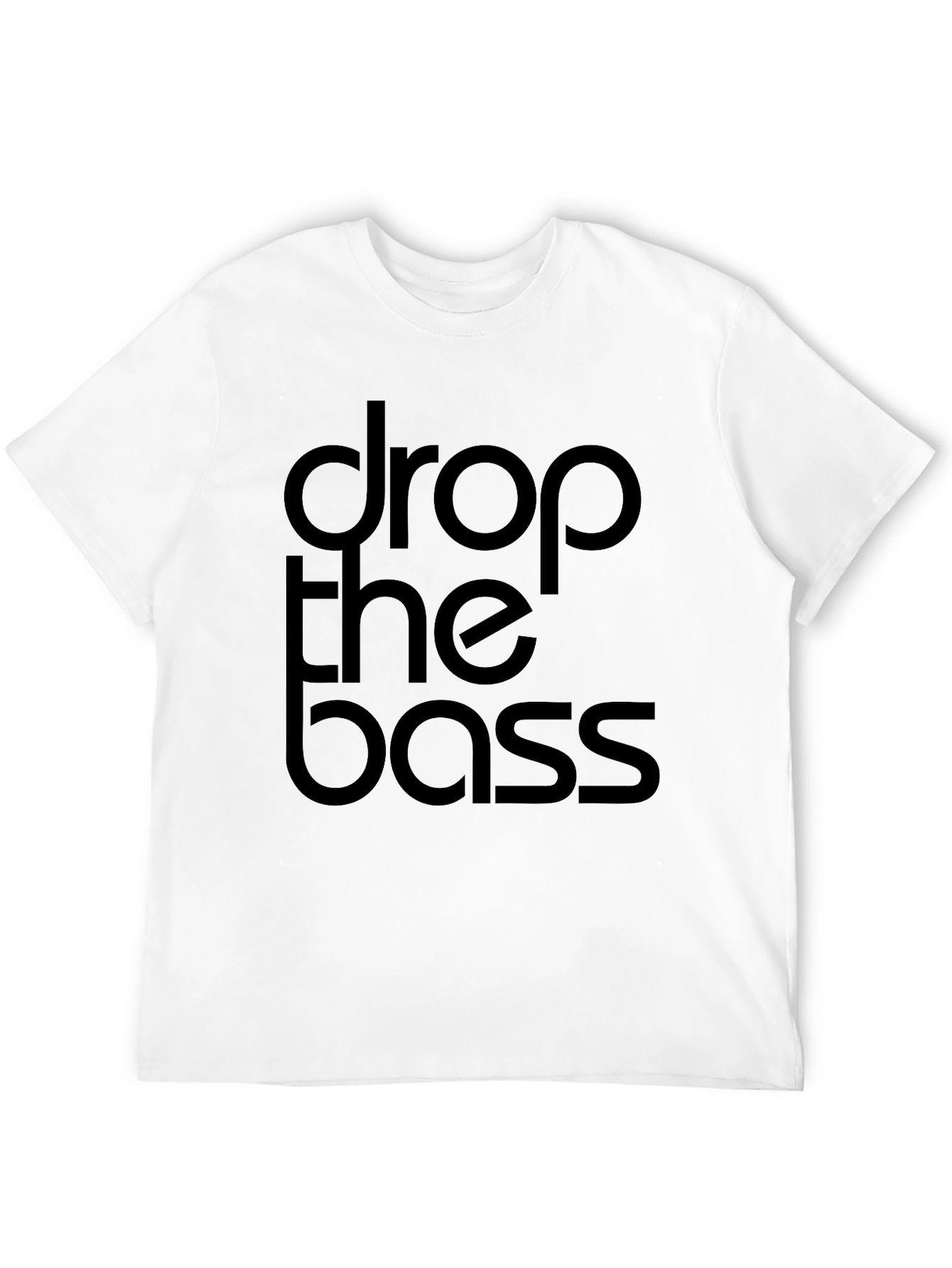 Drop the Bass Black Graphic Tee