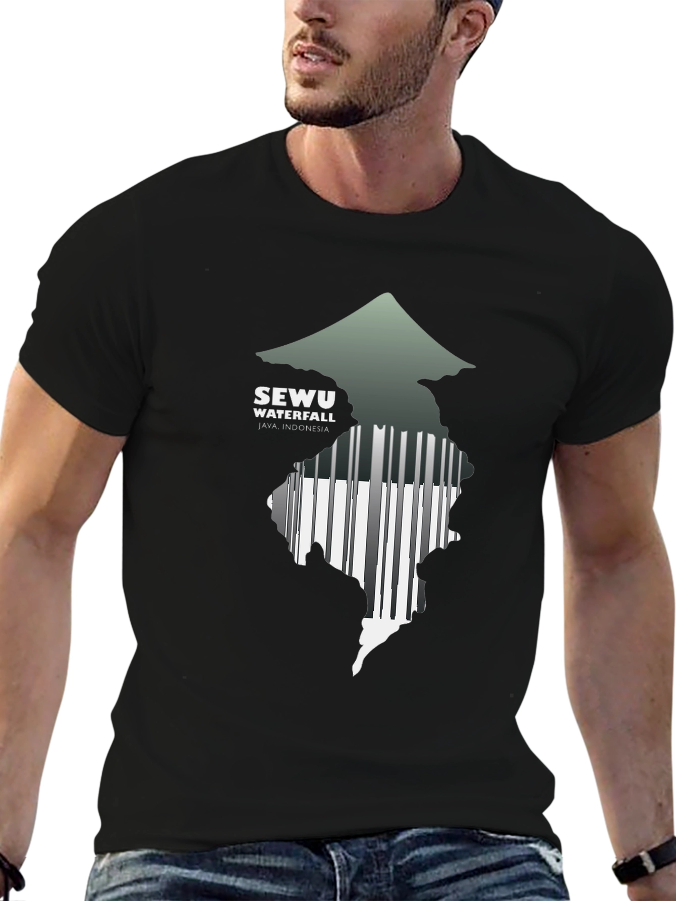 Sewu Waterfall Java Indonesia T-Shirt