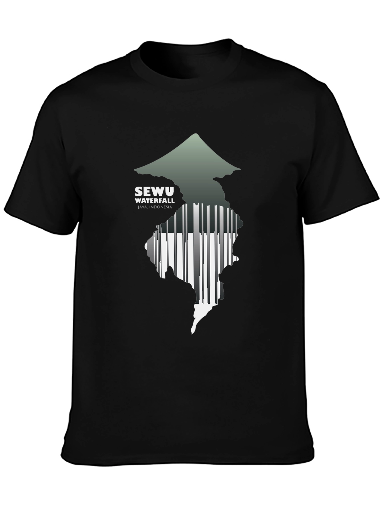 Sewu Waterfall Java Indonesia T-Shirt