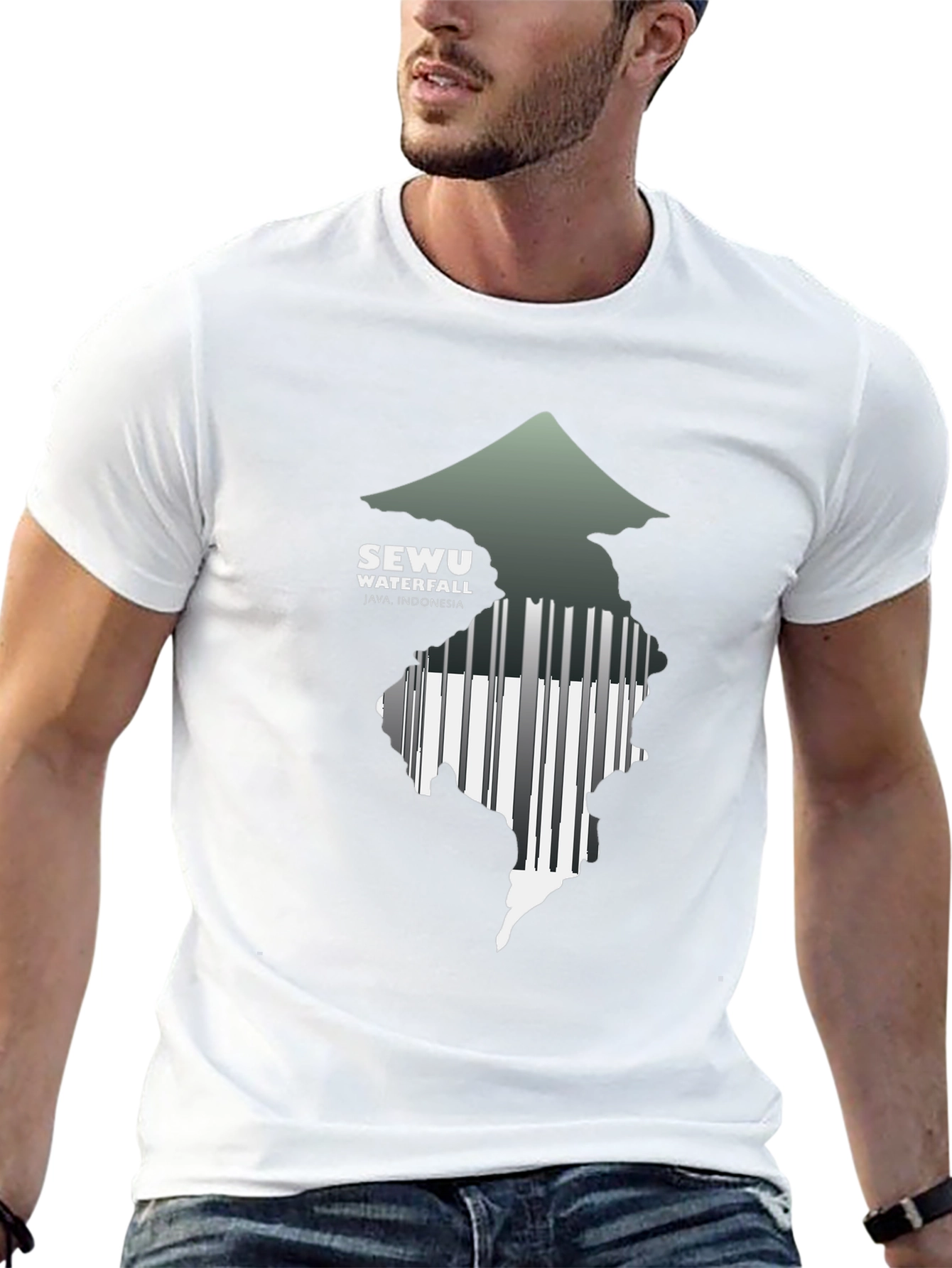 Sewu Waterfall Java Indonesia T-Shirt
