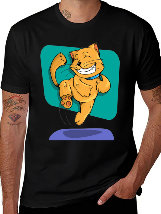 Funny Cartoon Cat T-Shirt