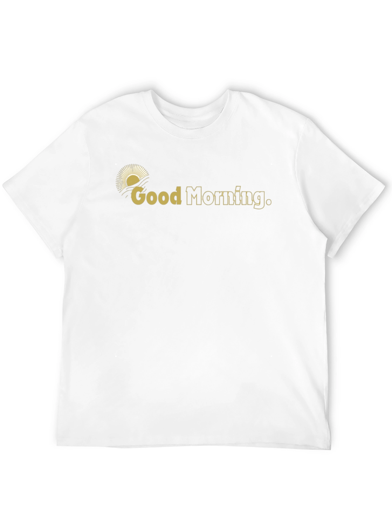 Good Morning Graphic Tee - Stylish Comfort