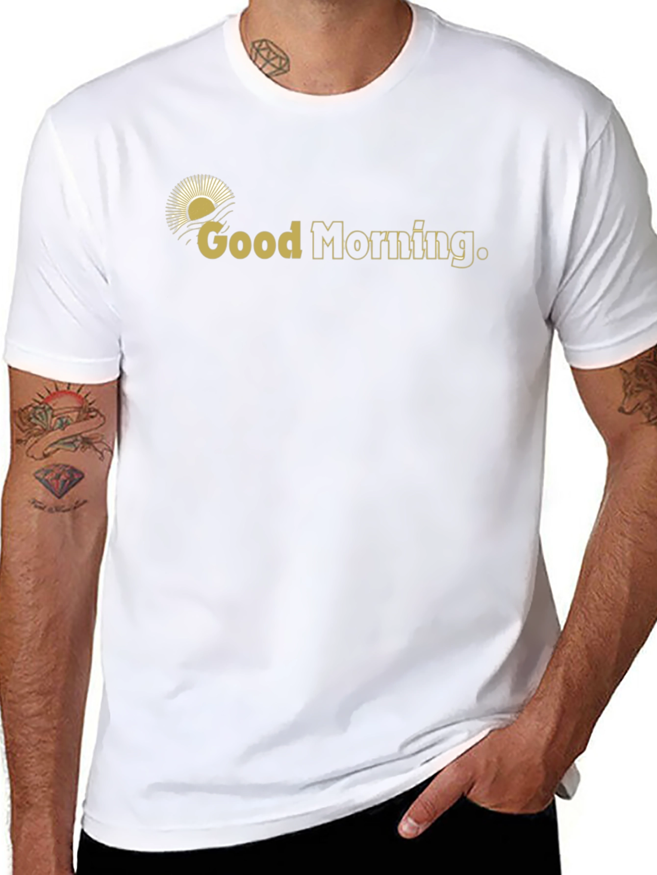 Good Morning Graphic Tee - Stylish Comfort