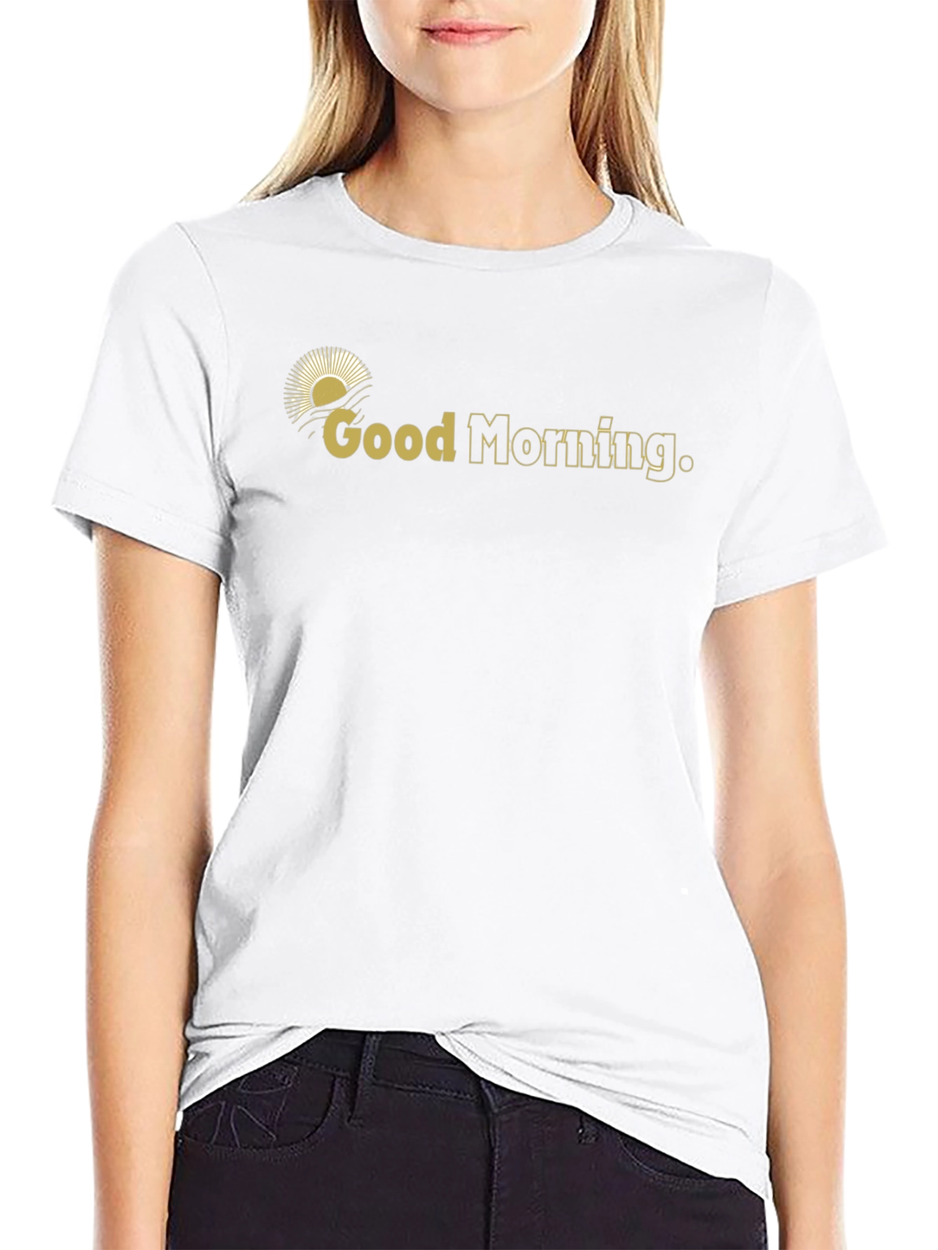 Good Morning Graphic Tee - Stylish Comfort