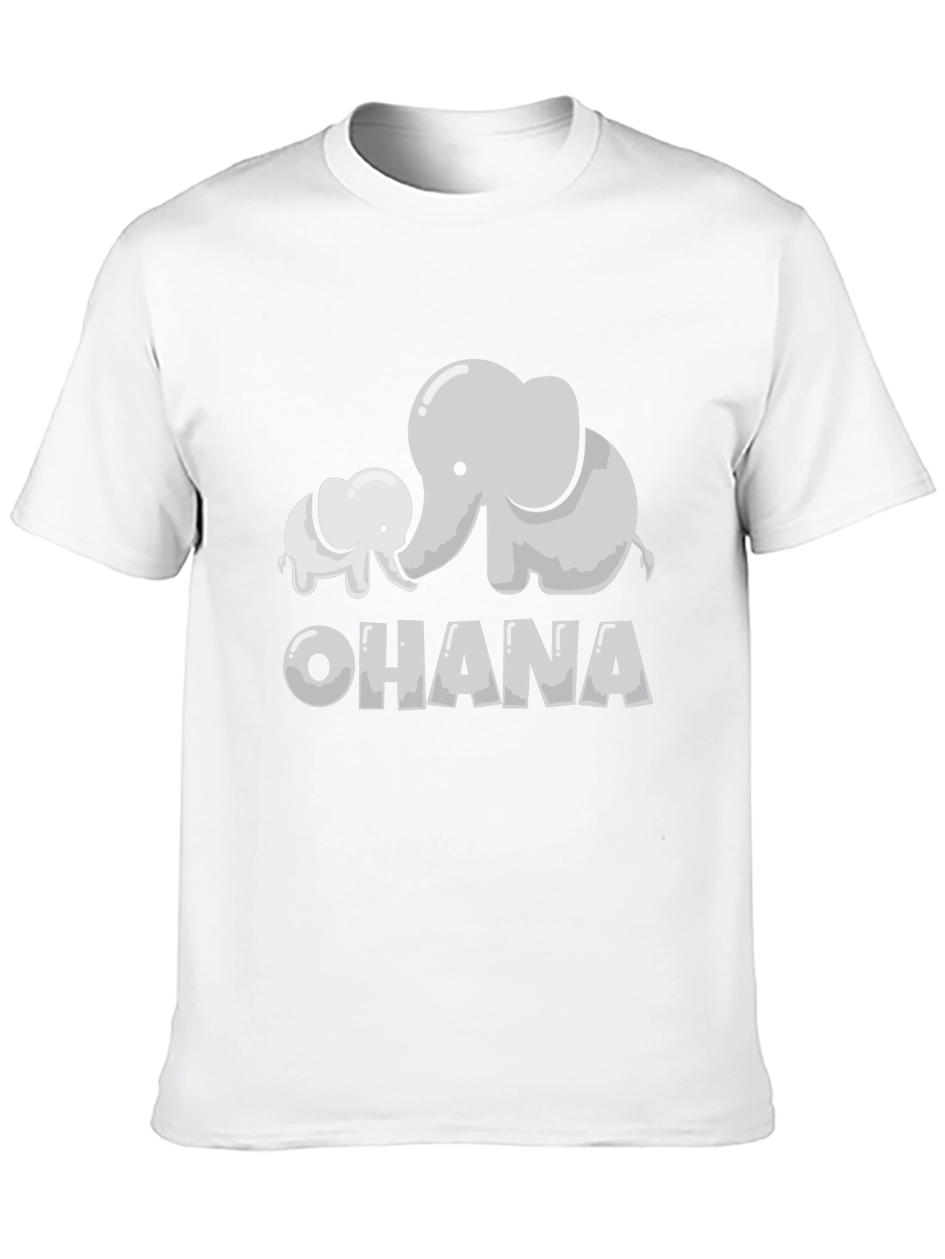Ohana Elephant Graphic Tee - Black