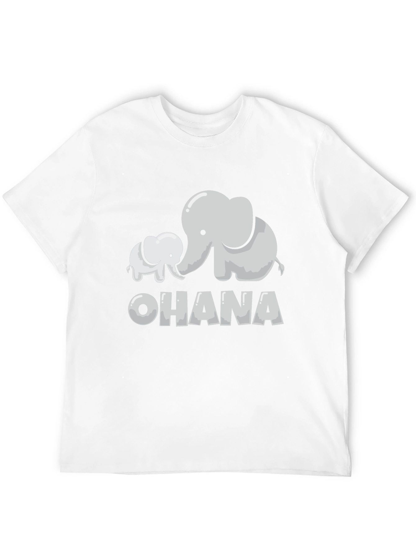 Ohana Elephant Graphic Tee - Black