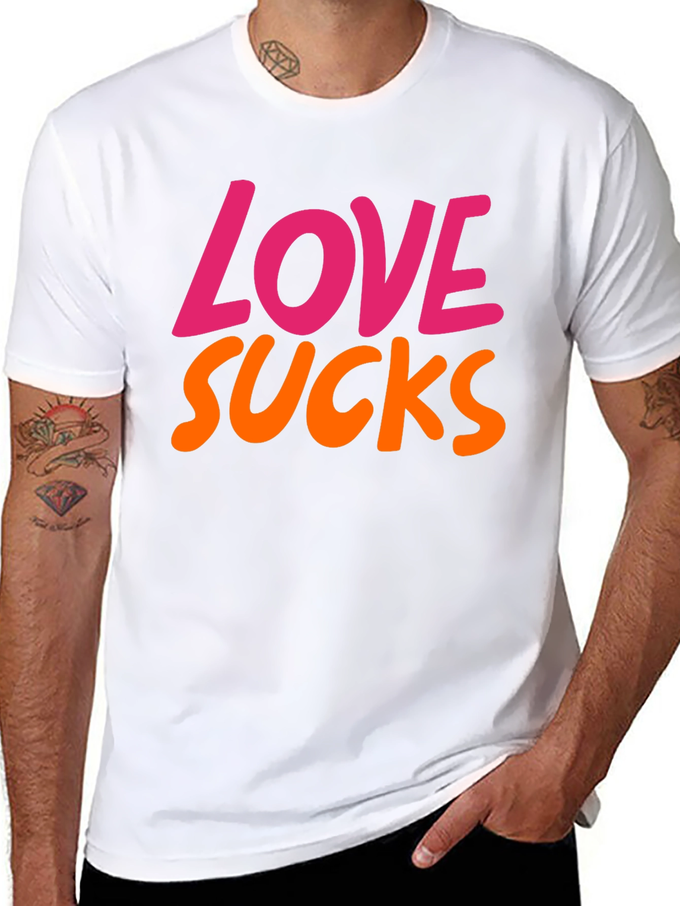 Love Sucks Graphic Tee - Black Unisex T-Shirt
