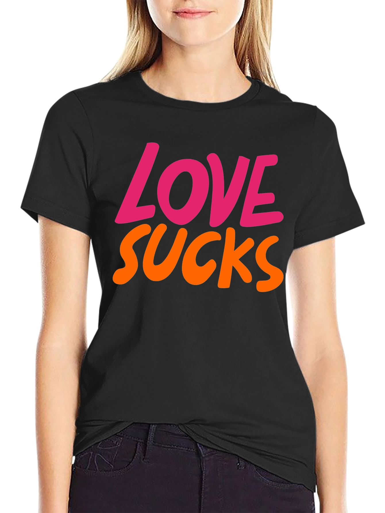 Love Sucks Graphic Tee - Black Unisex T-Shirt