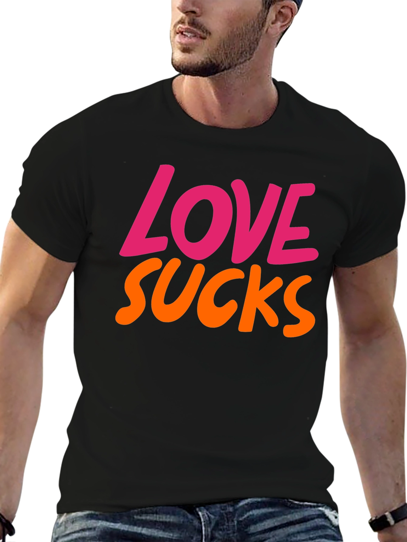 Love Sucks Graphic Tee - Black Unisex T-Shirt
