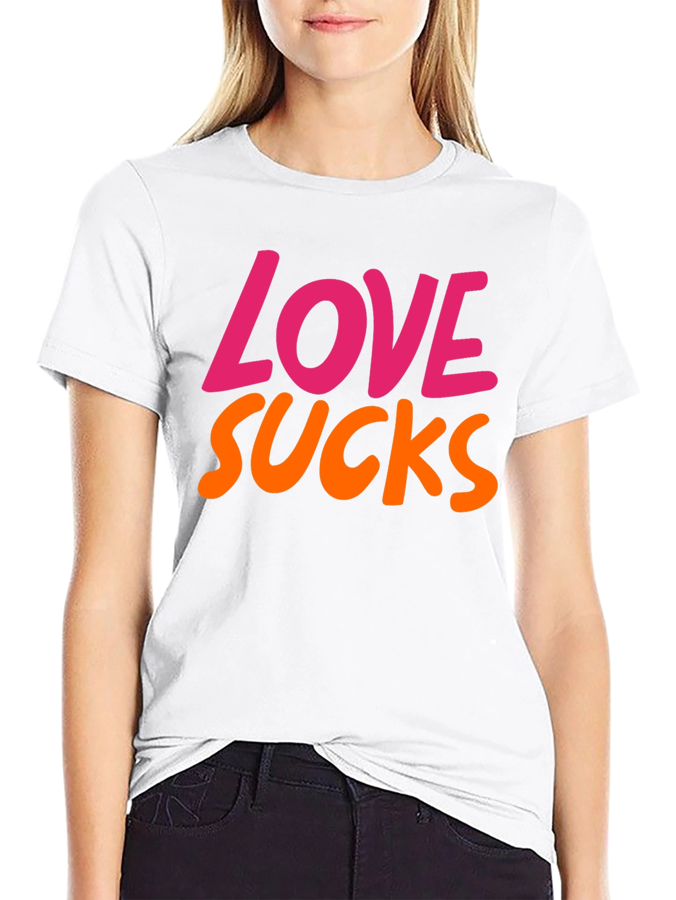 Love Sucks Graphic Tee - Black Unisex T-Shirt