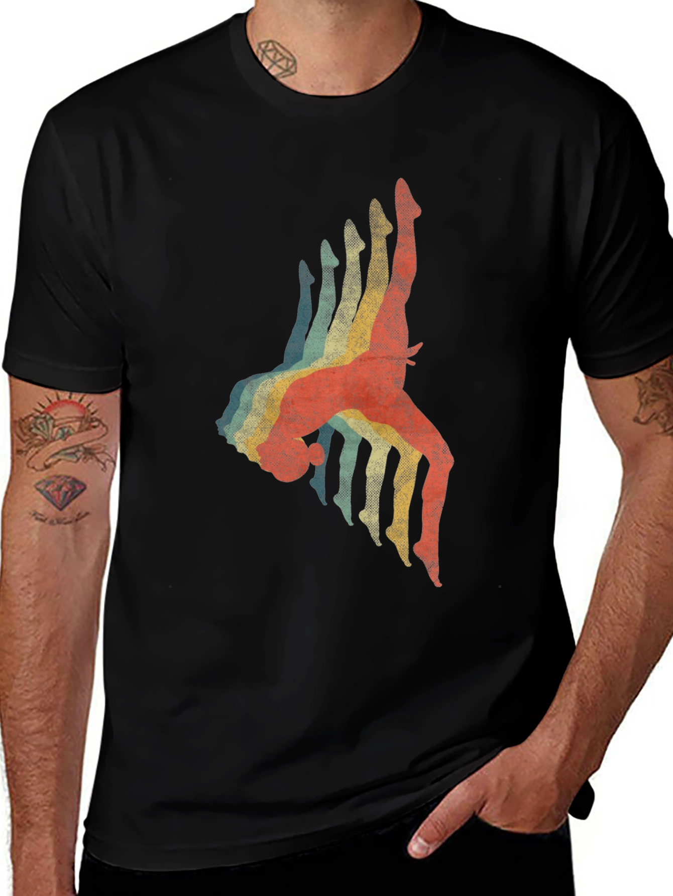 Retro Gymnastics Silhouette Tee