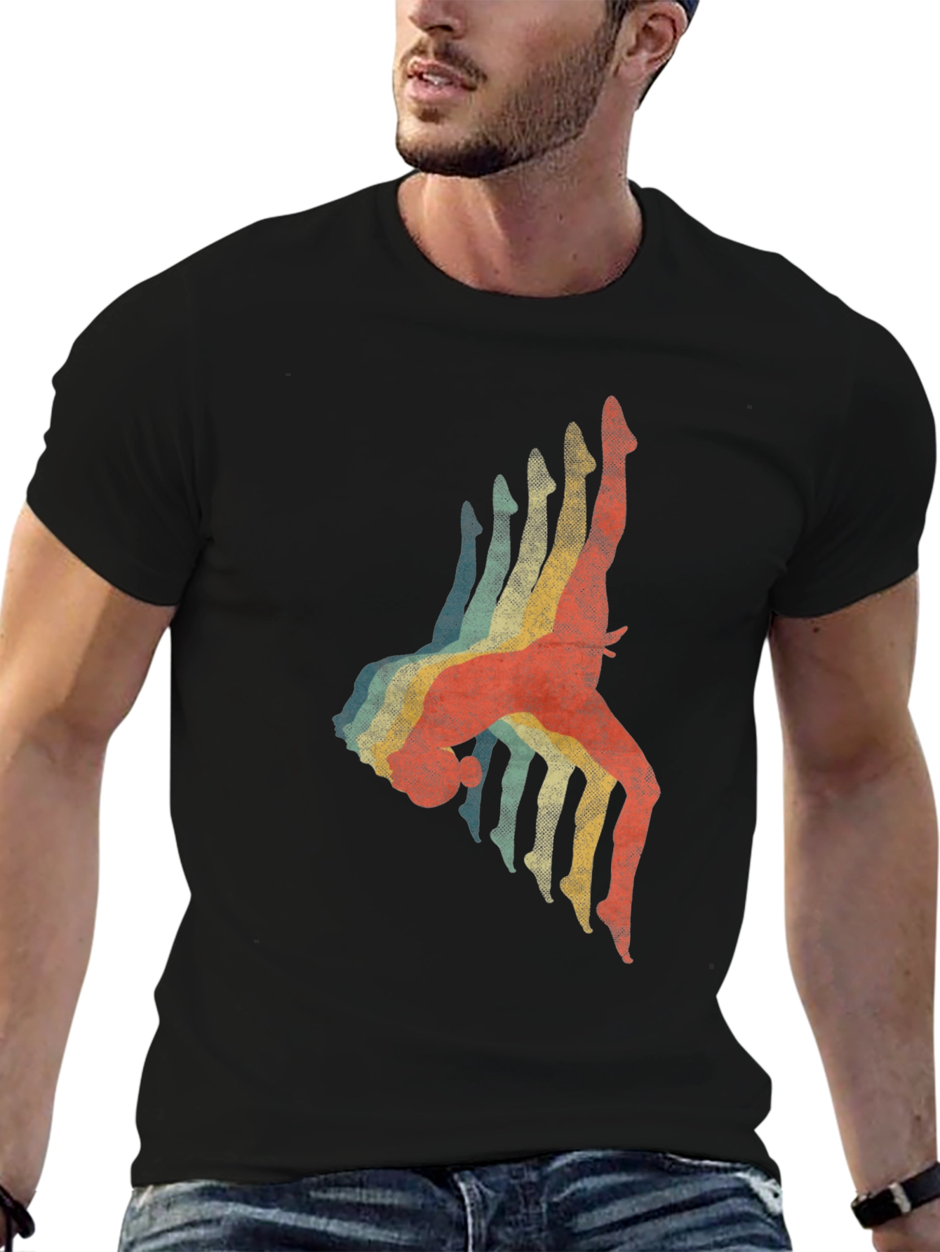 Retro Gymnastics Silhouette Tee