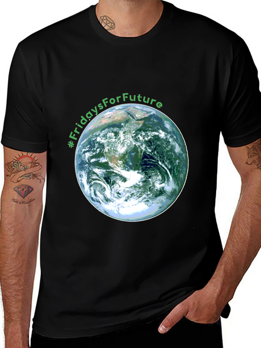 Fridays For Future Earth Graphic T-Shirt