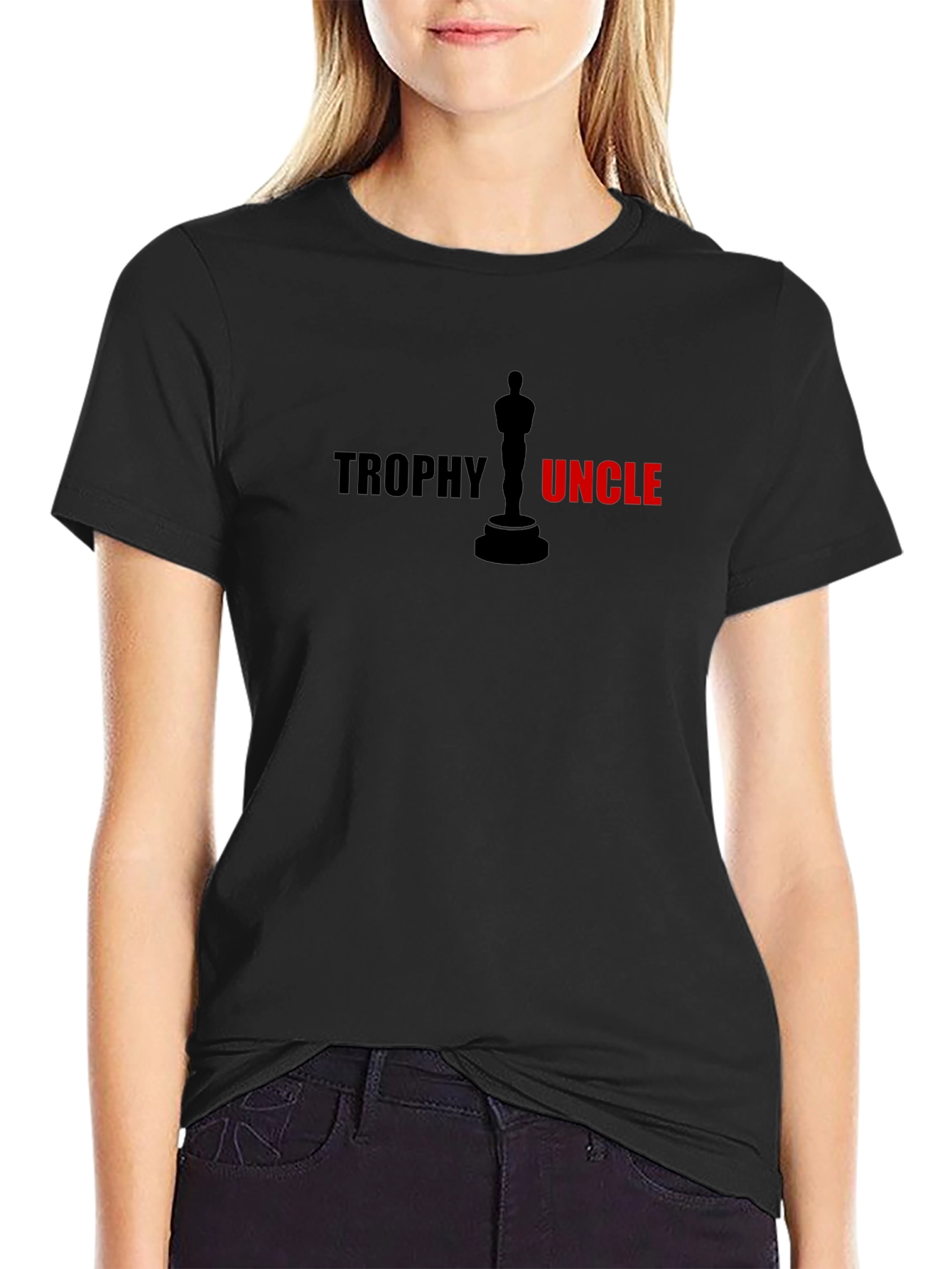 Trophy Uncle Graphic T-Shirt - Black