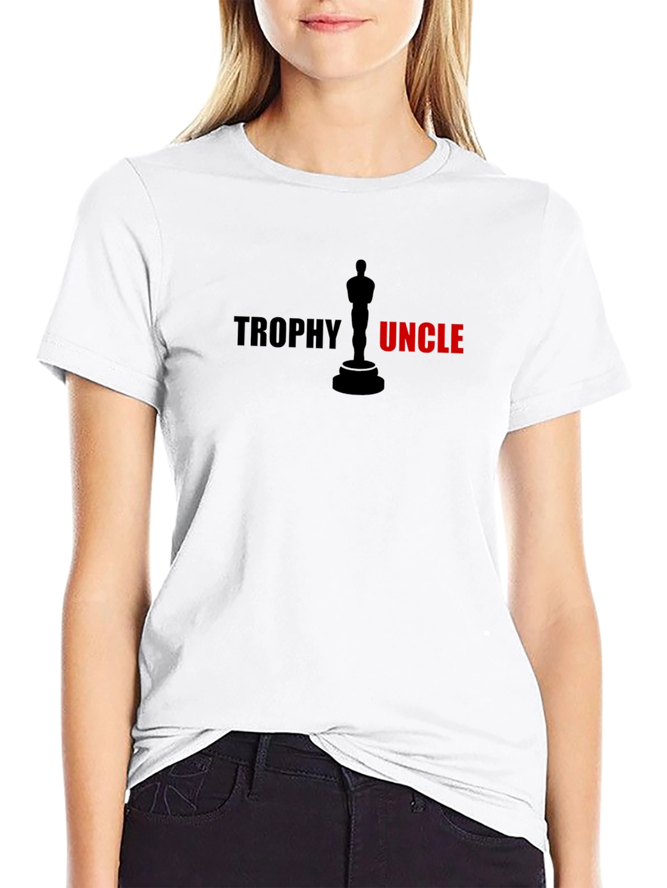 Trophy Uncle Graphic T-Shirt - Black
