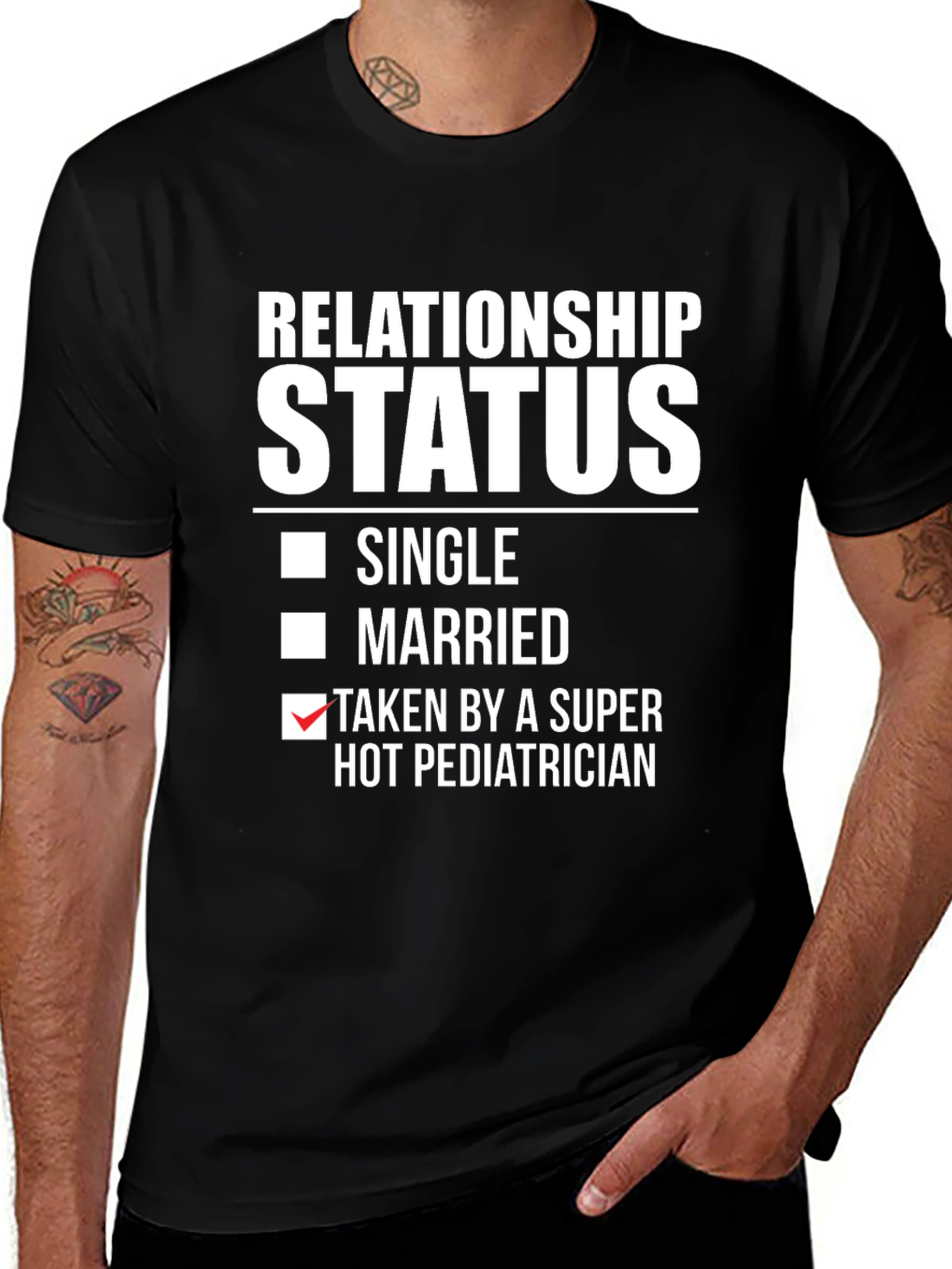 Relationship Status Pediatrician Graphic Tee