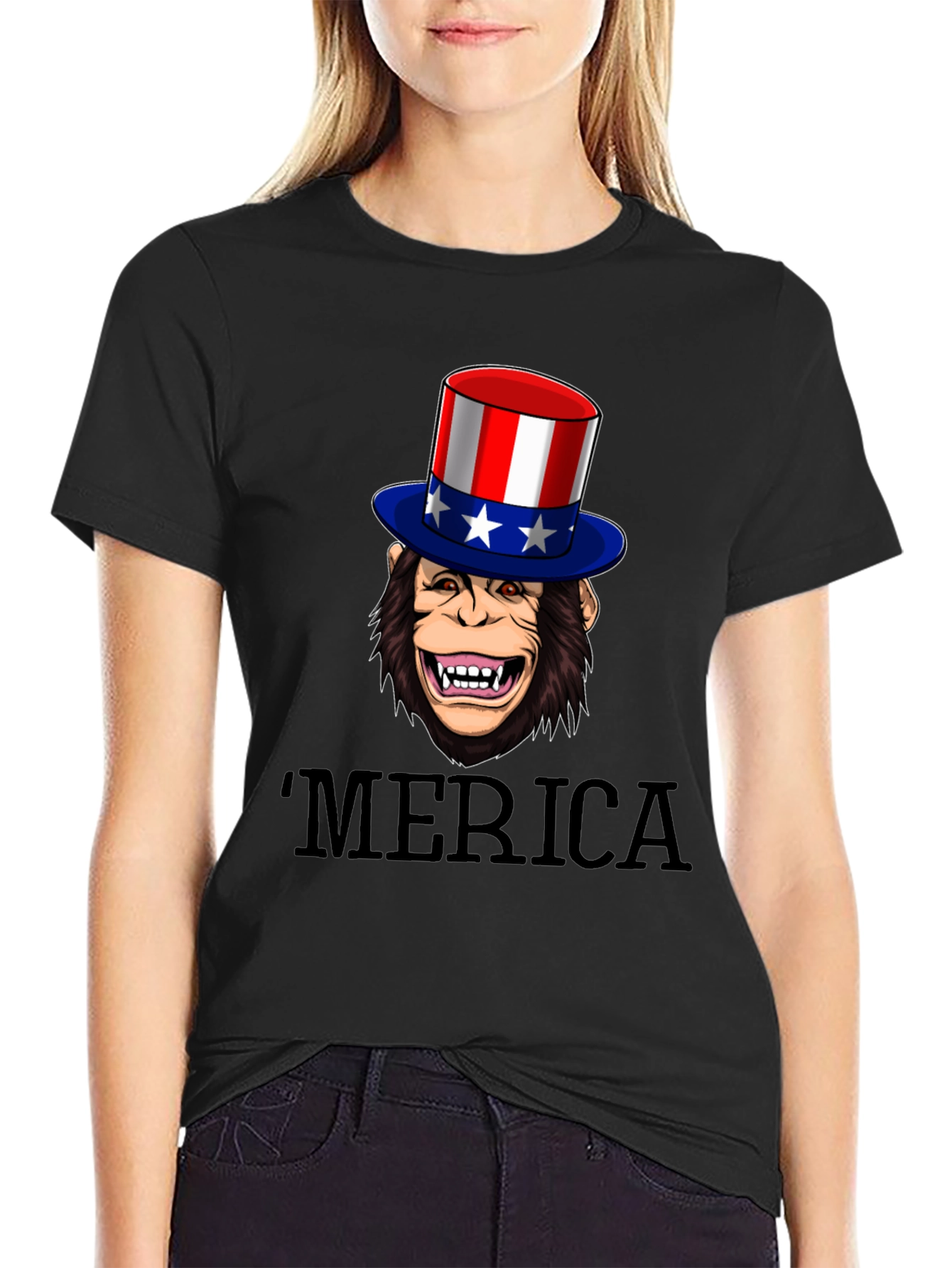 Patriotic Monkey T-Shirt