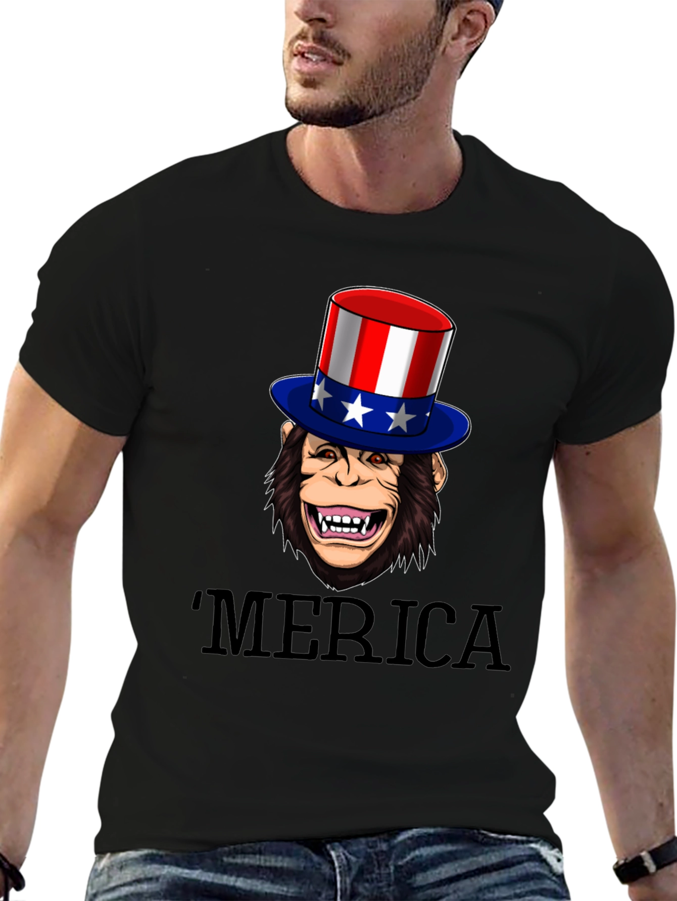 Patriotic Monkey T-Shirt