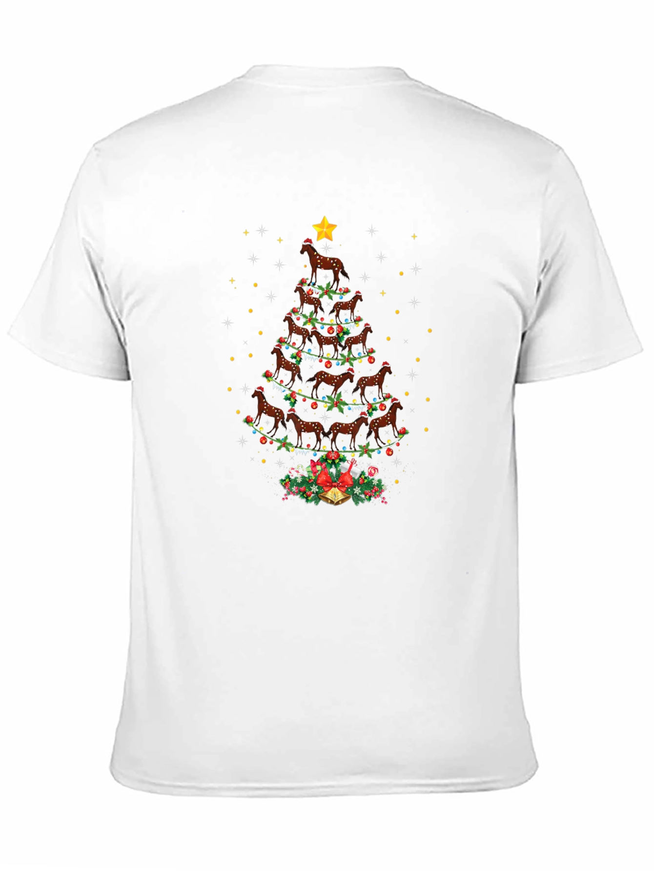 Horse Christmas Tree T-Shirt