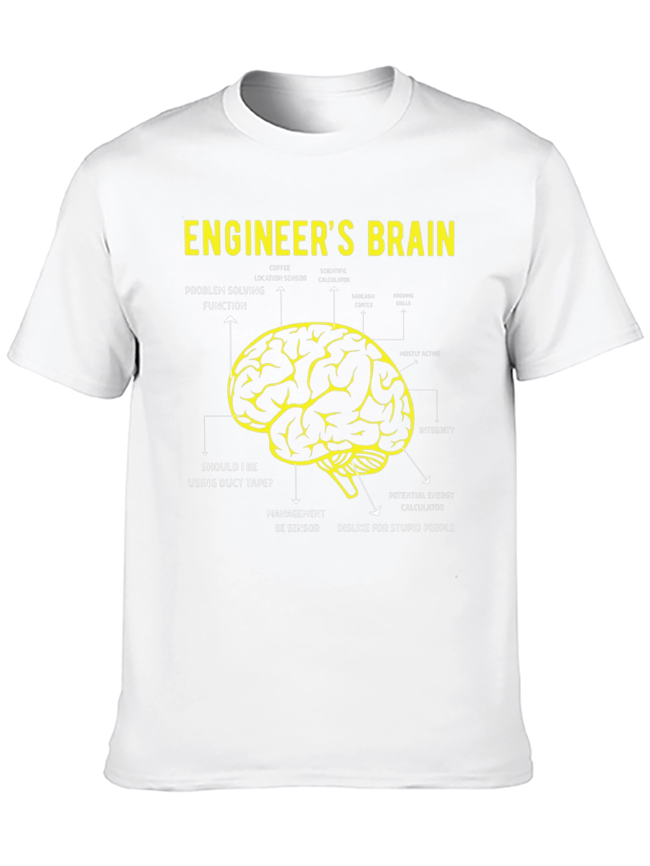 Engineers Brain T-Shirt - Funny Engineering Gift