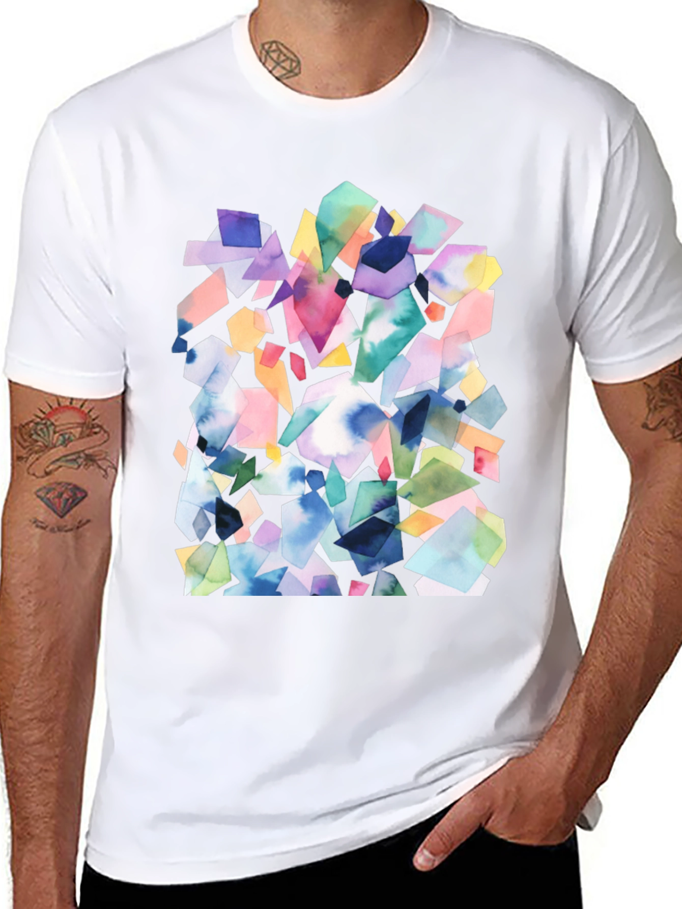 Abstract Geometric T-Shirt