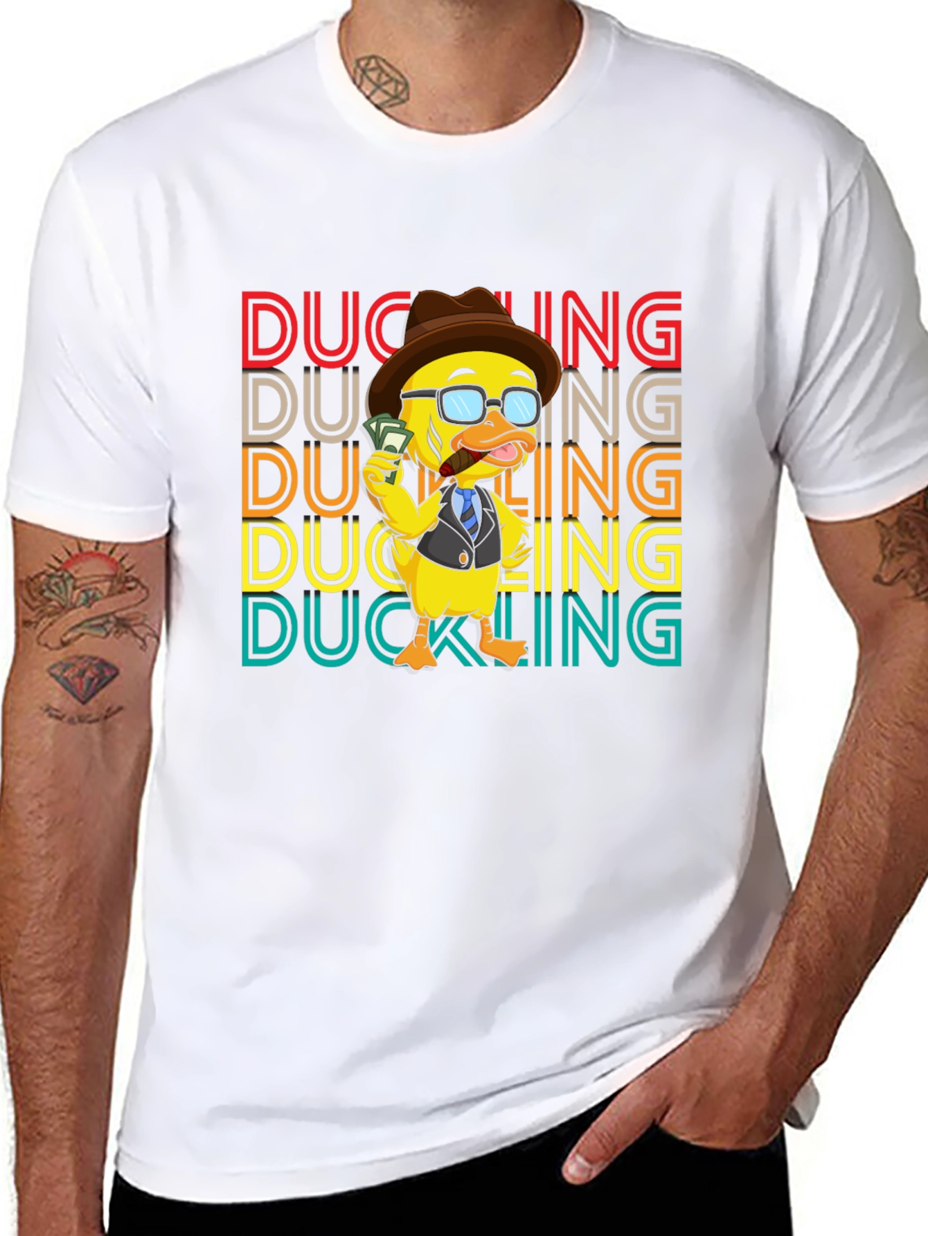 Duckling Retro Style T-Shirt