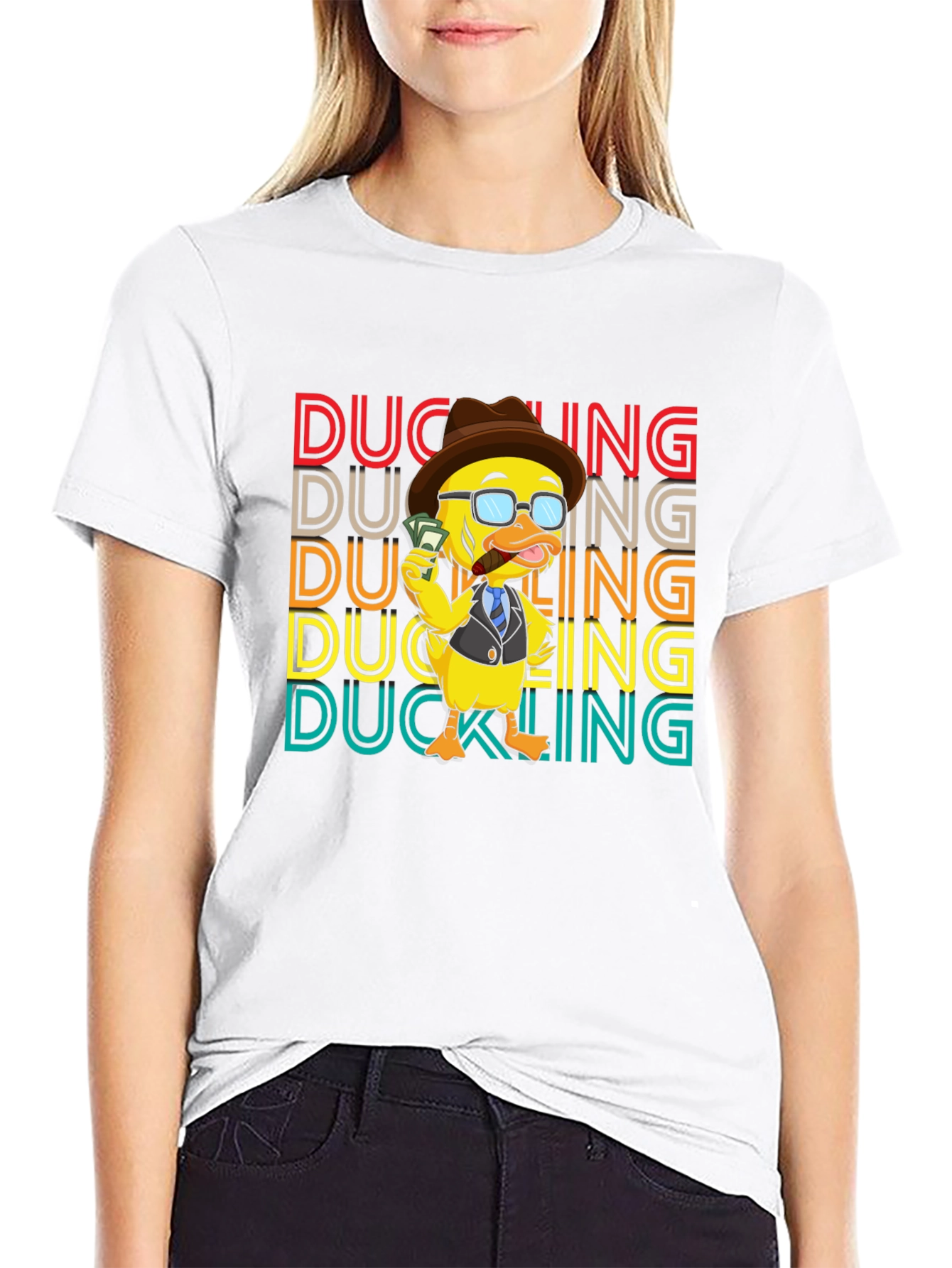 Duckling Retro Style T-Shirt