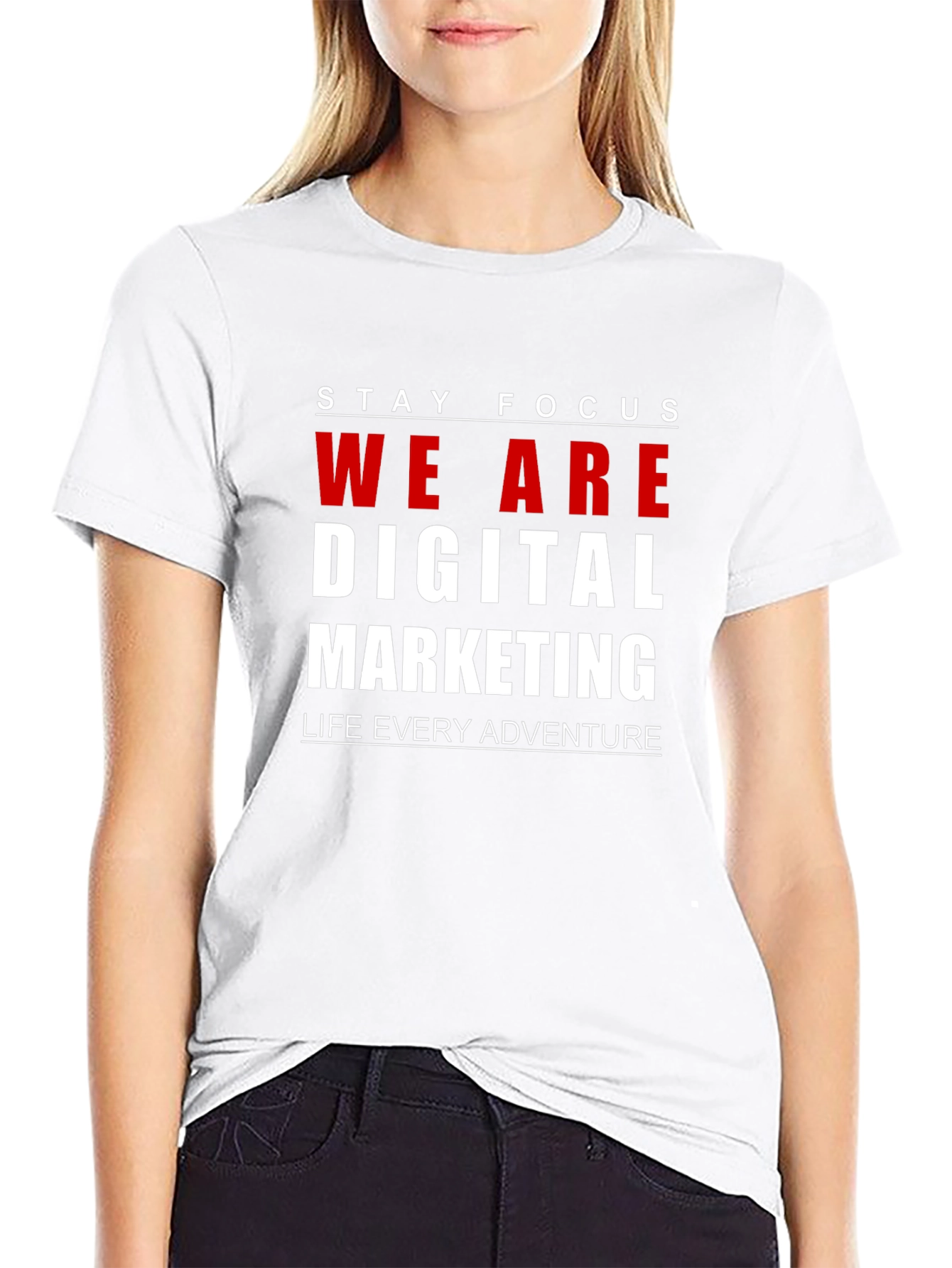 Stay Focus T-Shirt - Digital Marketing Tee