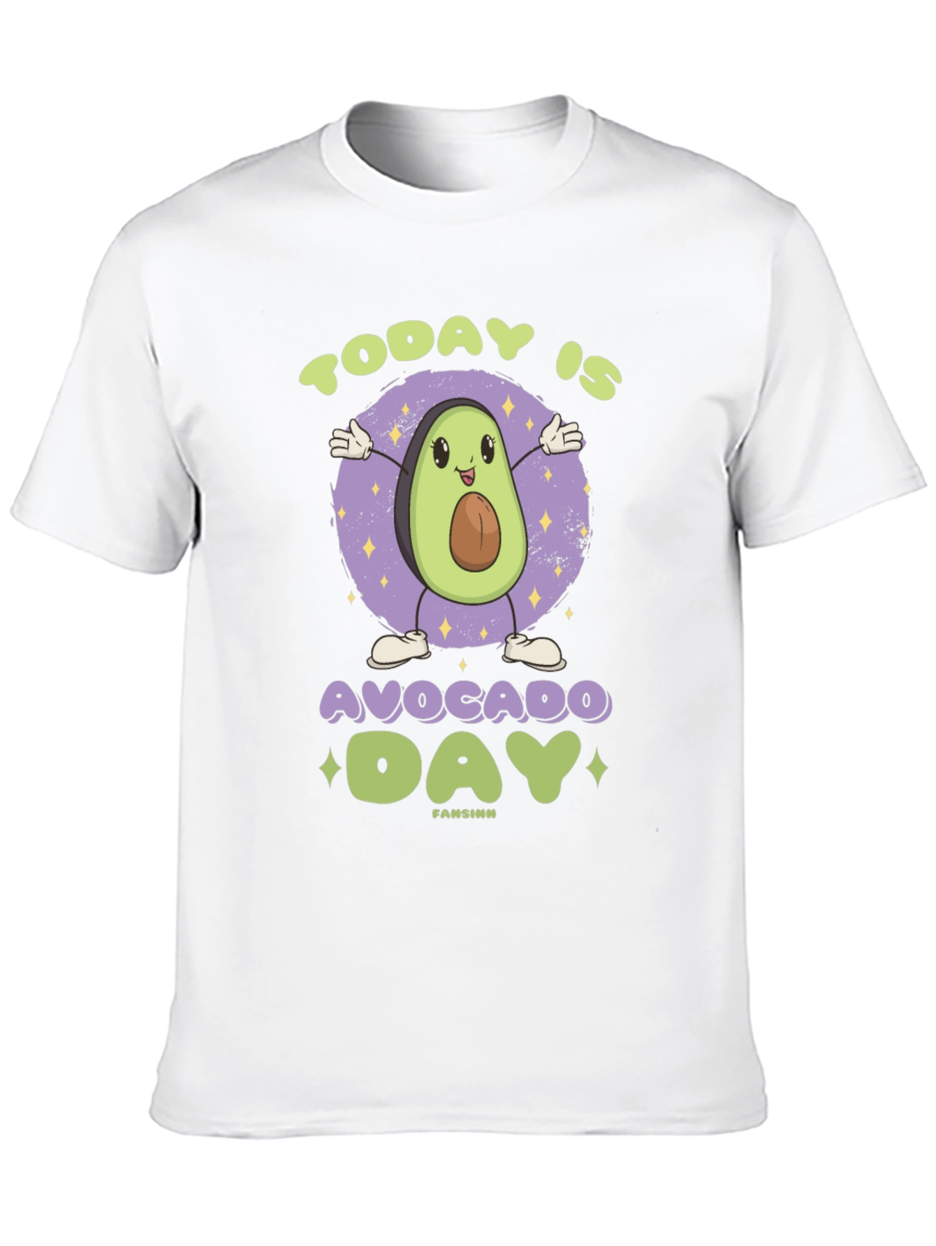 Avocado Day Graphic Tee - Unisex Cotton T-Shirt
