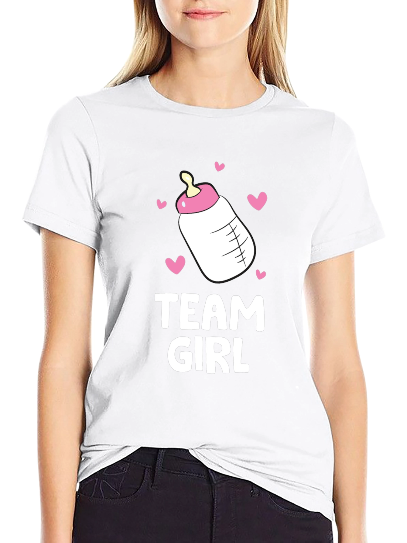 Team Girl Baby Shower T-Shirt