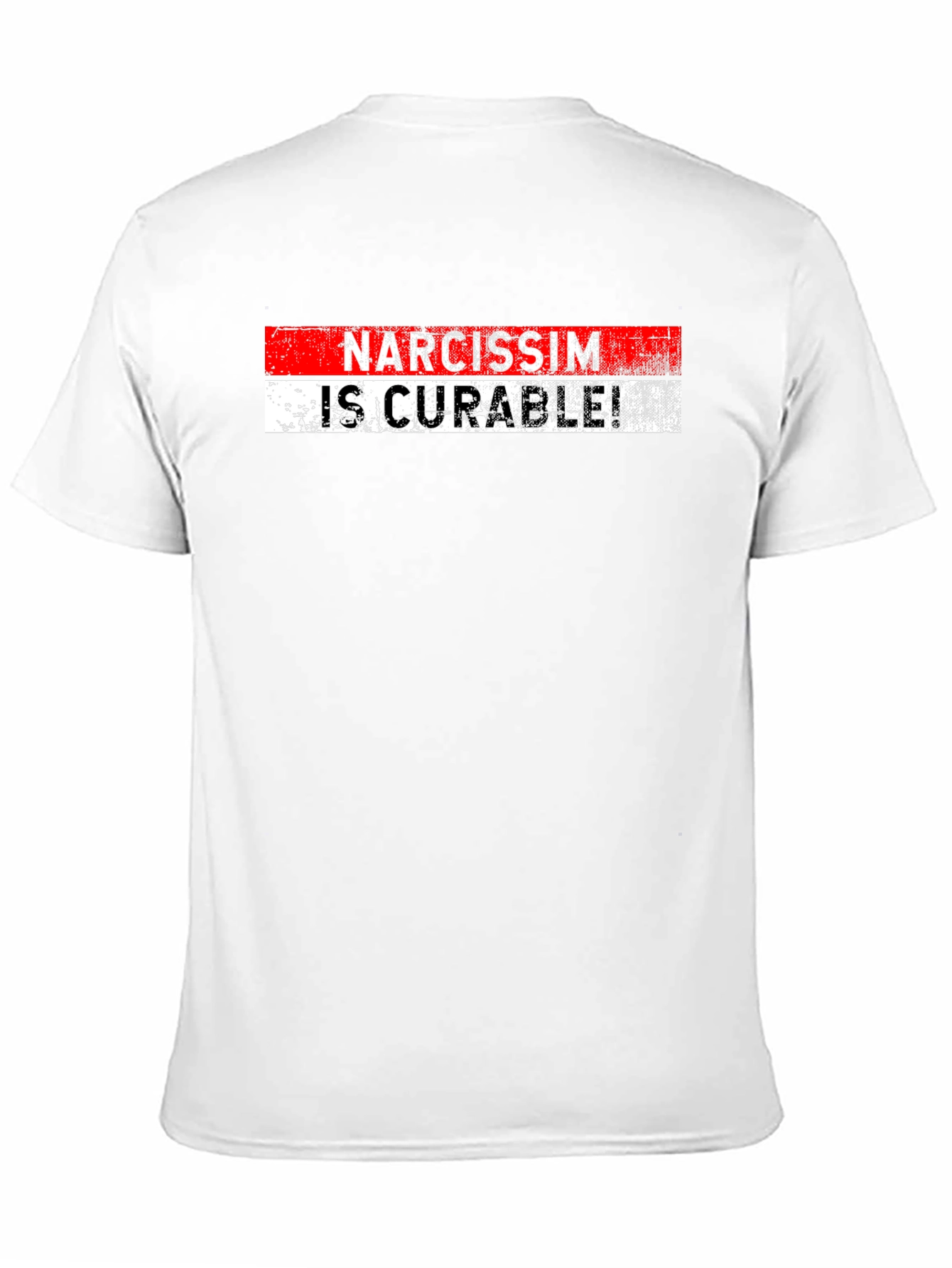 Narcissim is Curable Tee - Black Graphic T-Shirt