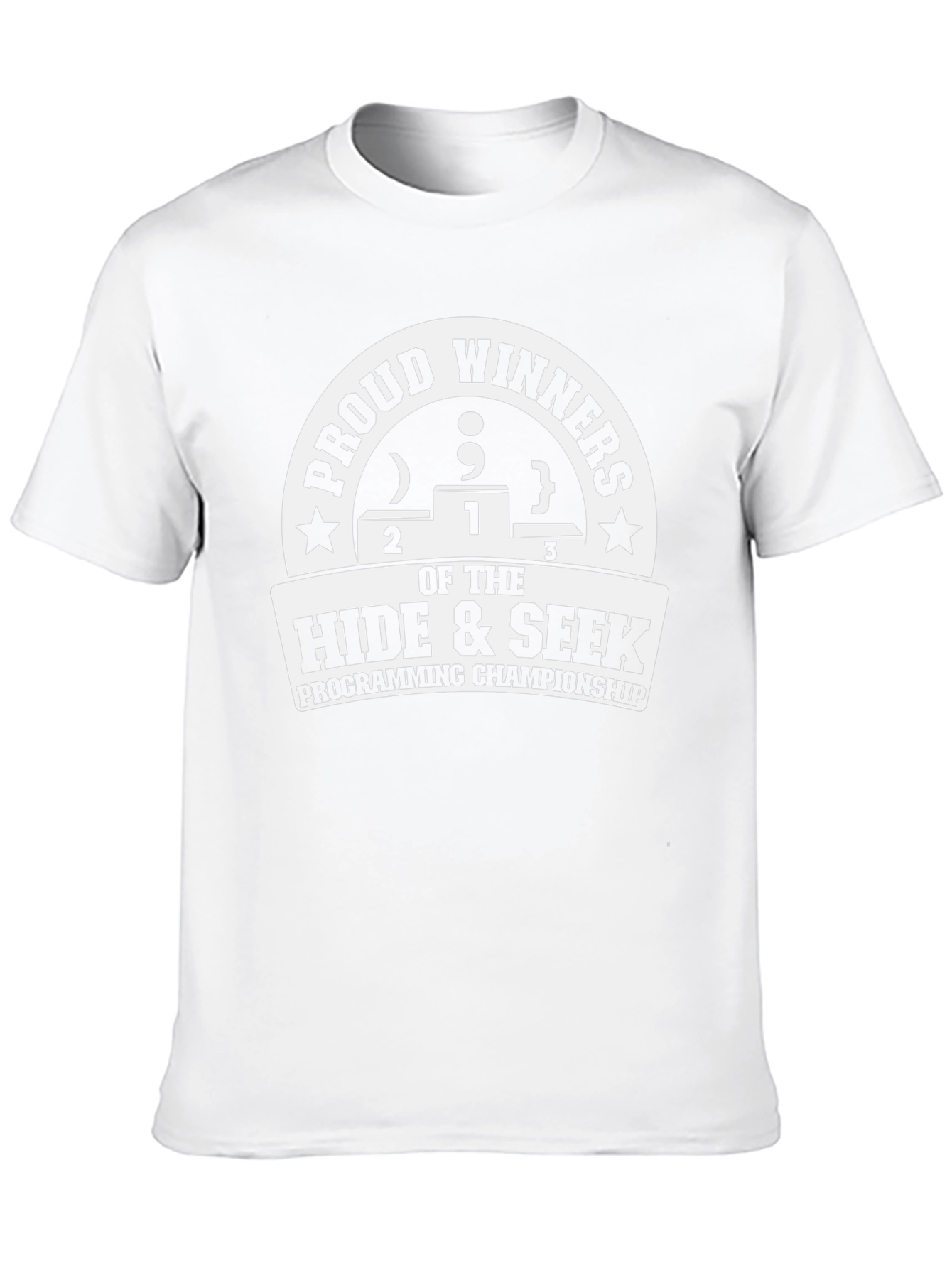 Proud Winners Hide & Seek Programming Championship T-Shirt