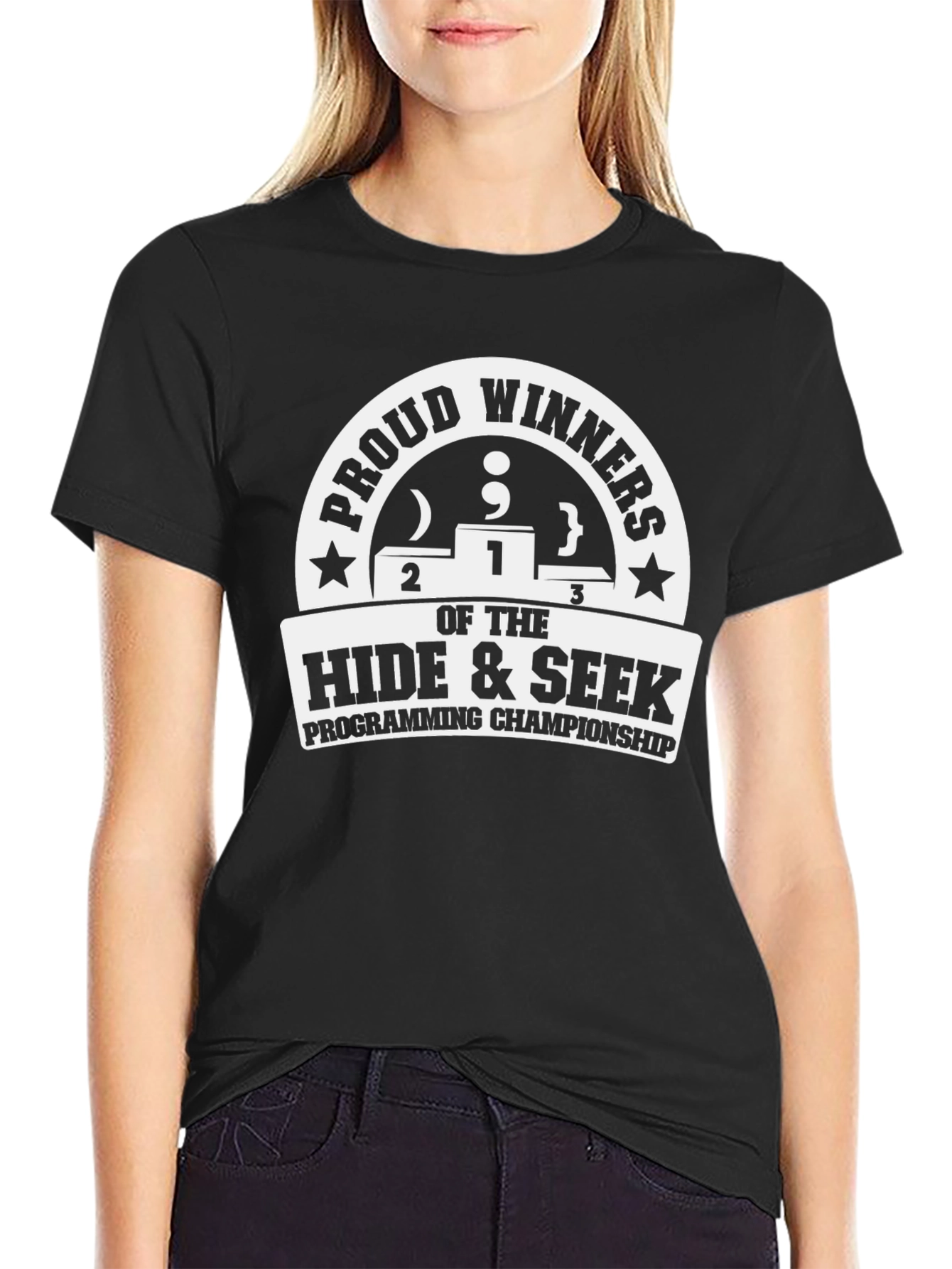 Proud Winners Hide & Seek Programming Championship T-Shirt