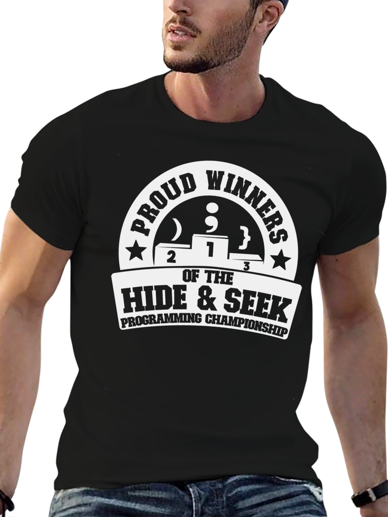 Proud Winners Hide & Seek Programming Championship T-Shirt