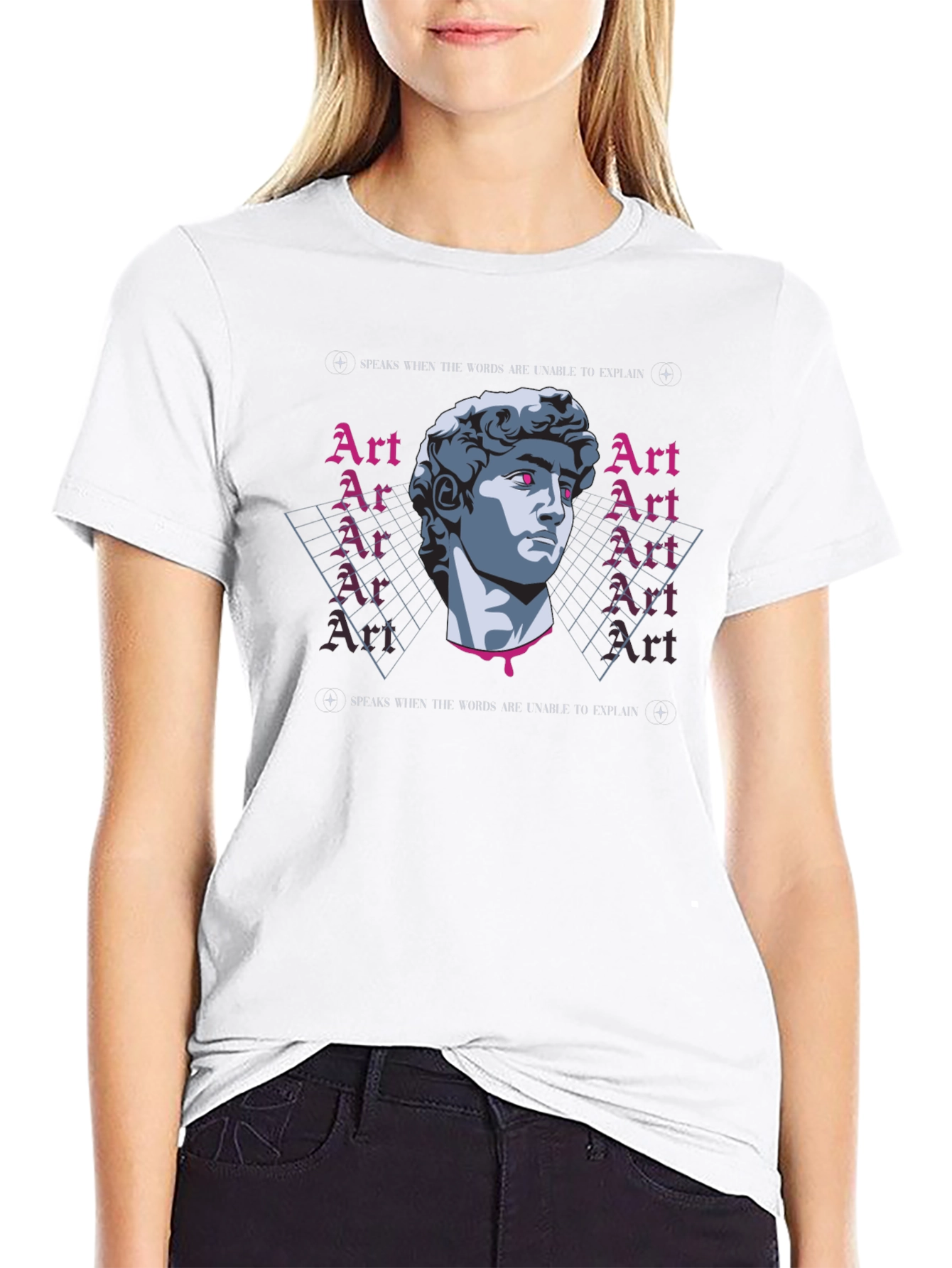 Art Speaks Graphic Tee - Black