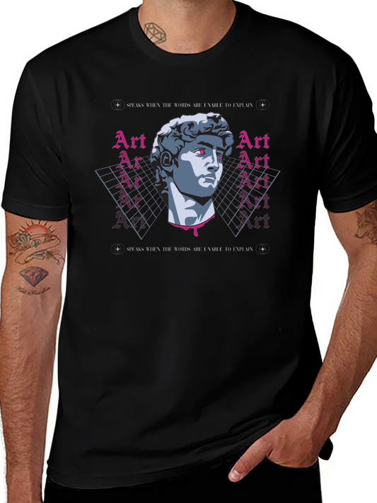 Art Speaks Graphic Tee - Black