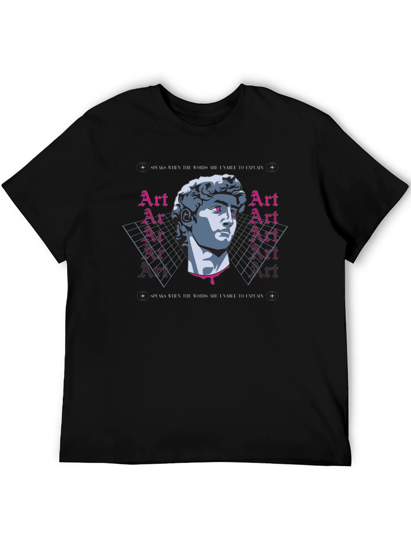 Art Speaks Graphic Tee - Black